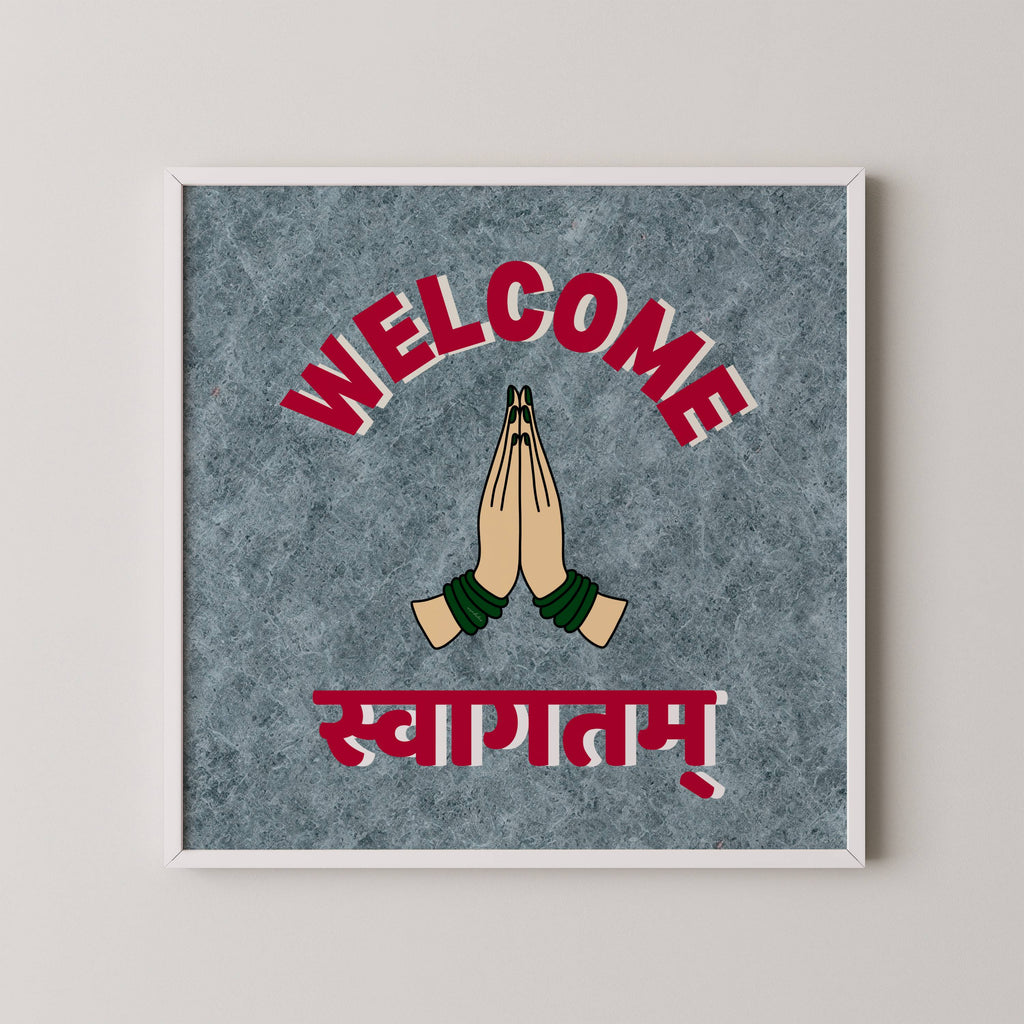 VINTAGE WELCOME SIGN PRINT