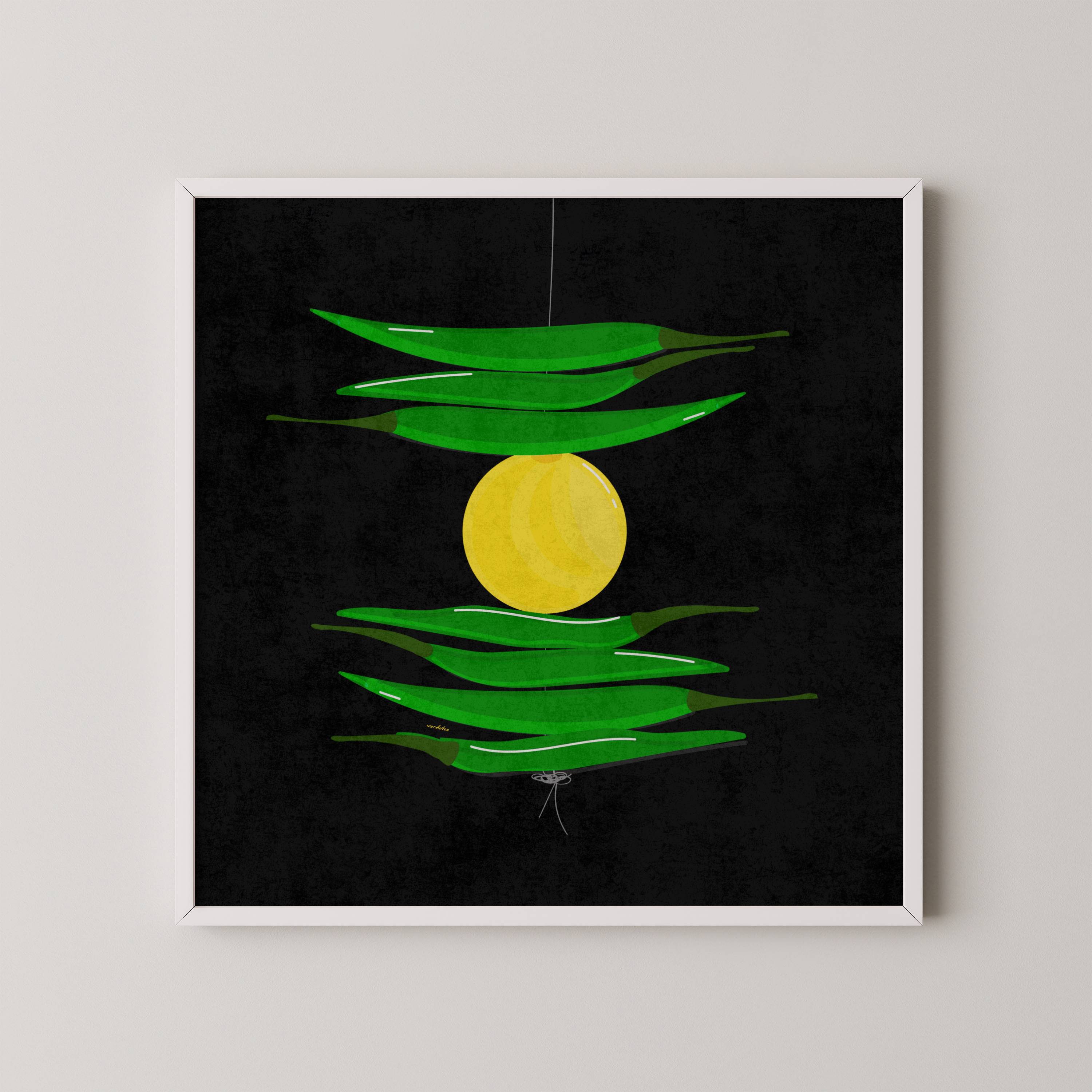 TEXTURED NAZAR BATTU PRINT