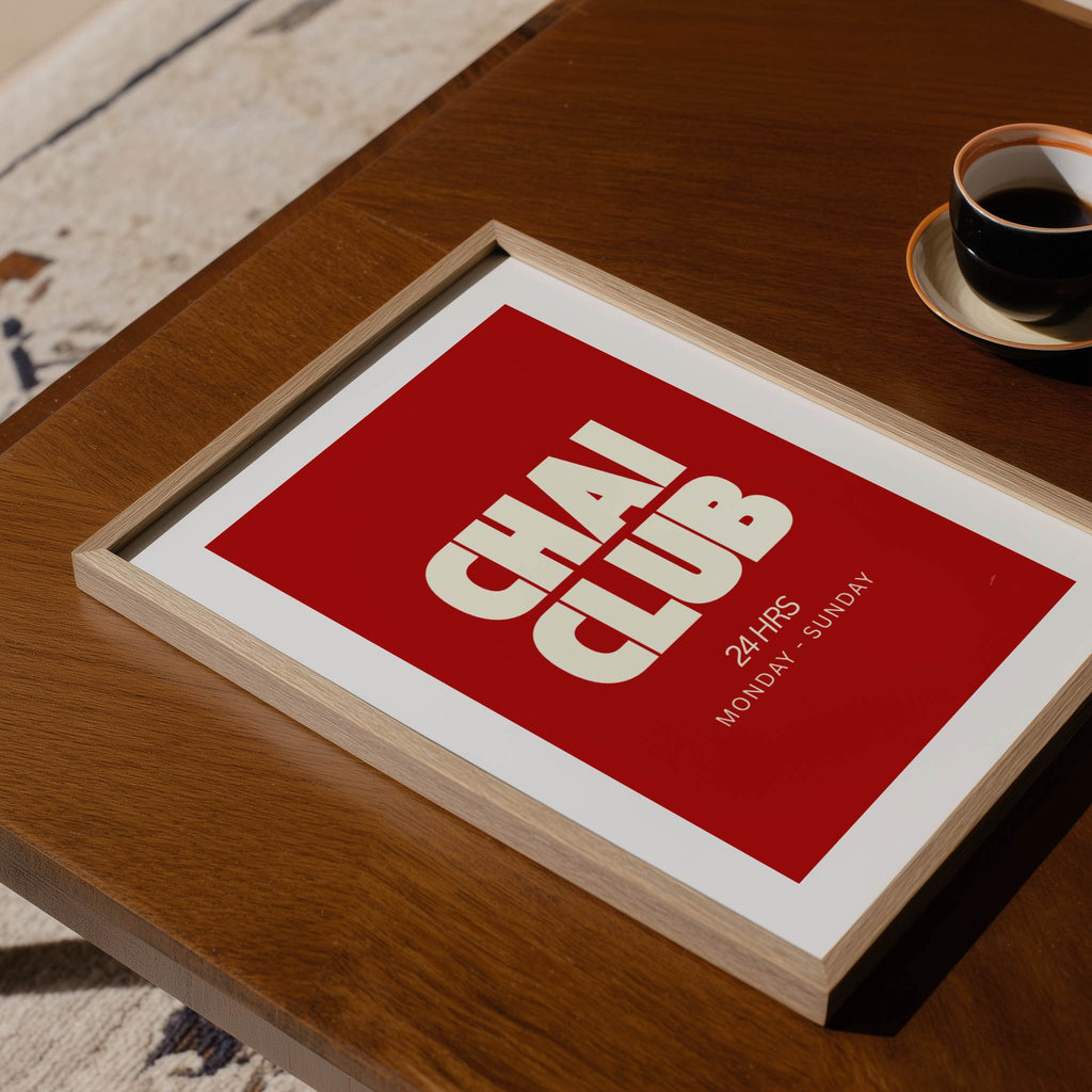 CHAI CLUB PRINT