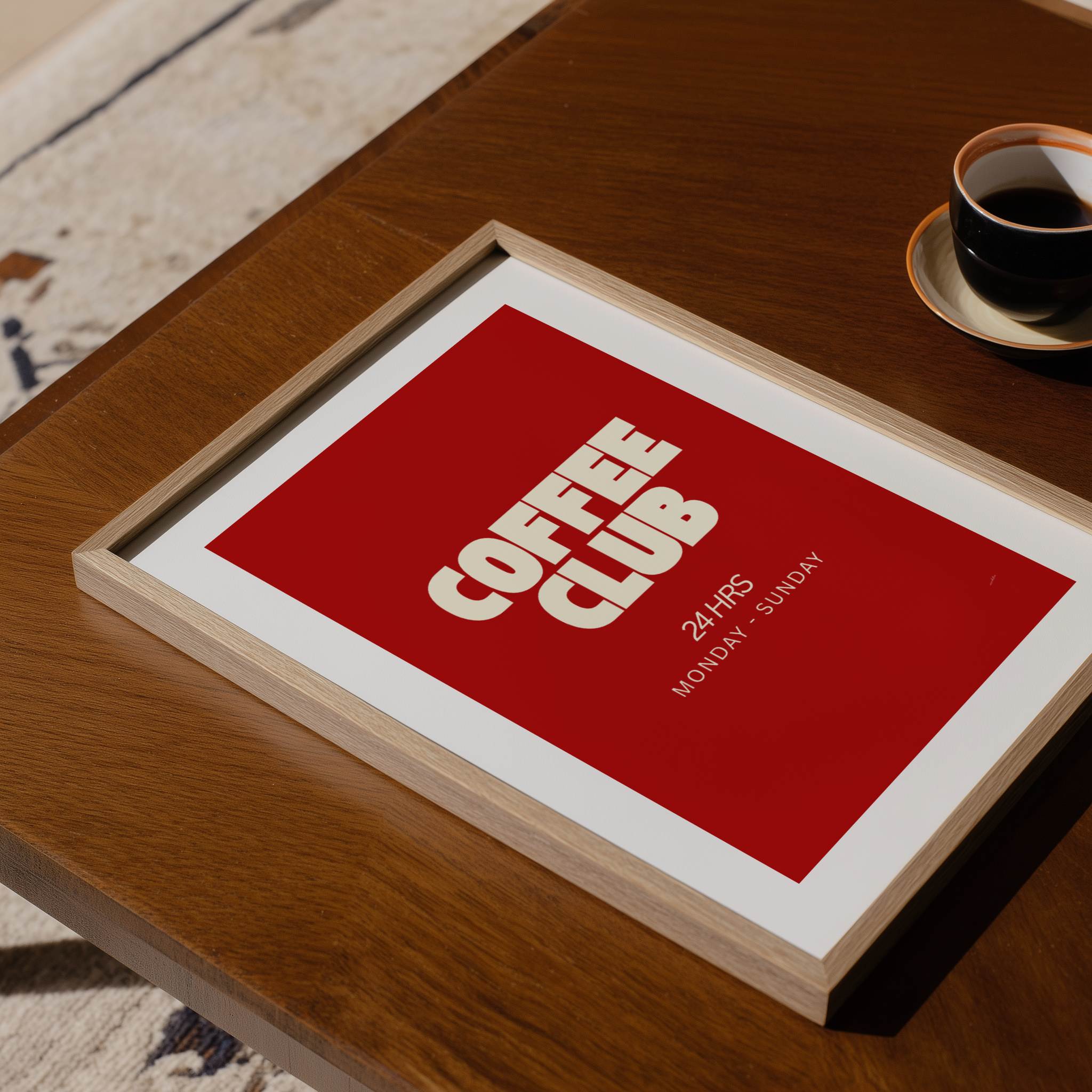 COFFEE CLUB PRINT