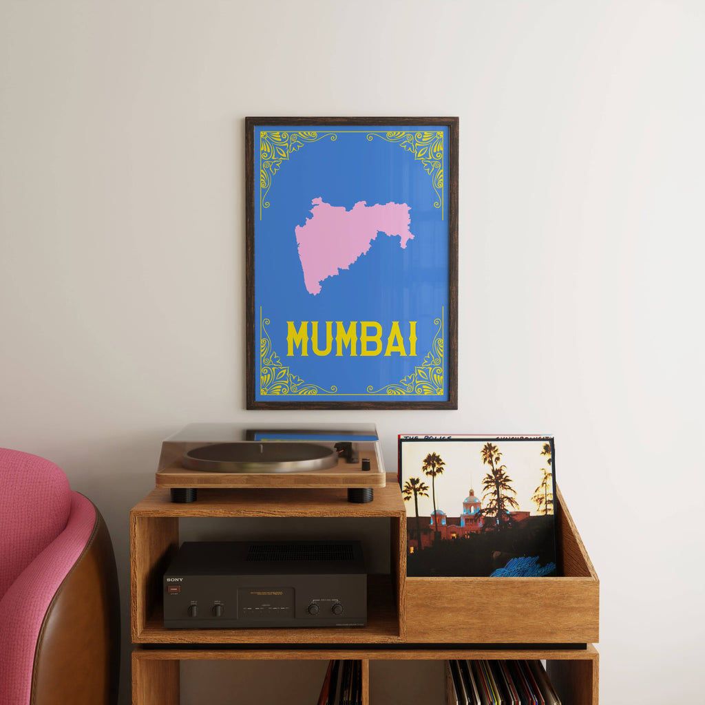 MAP OF MUMBAI PRINT