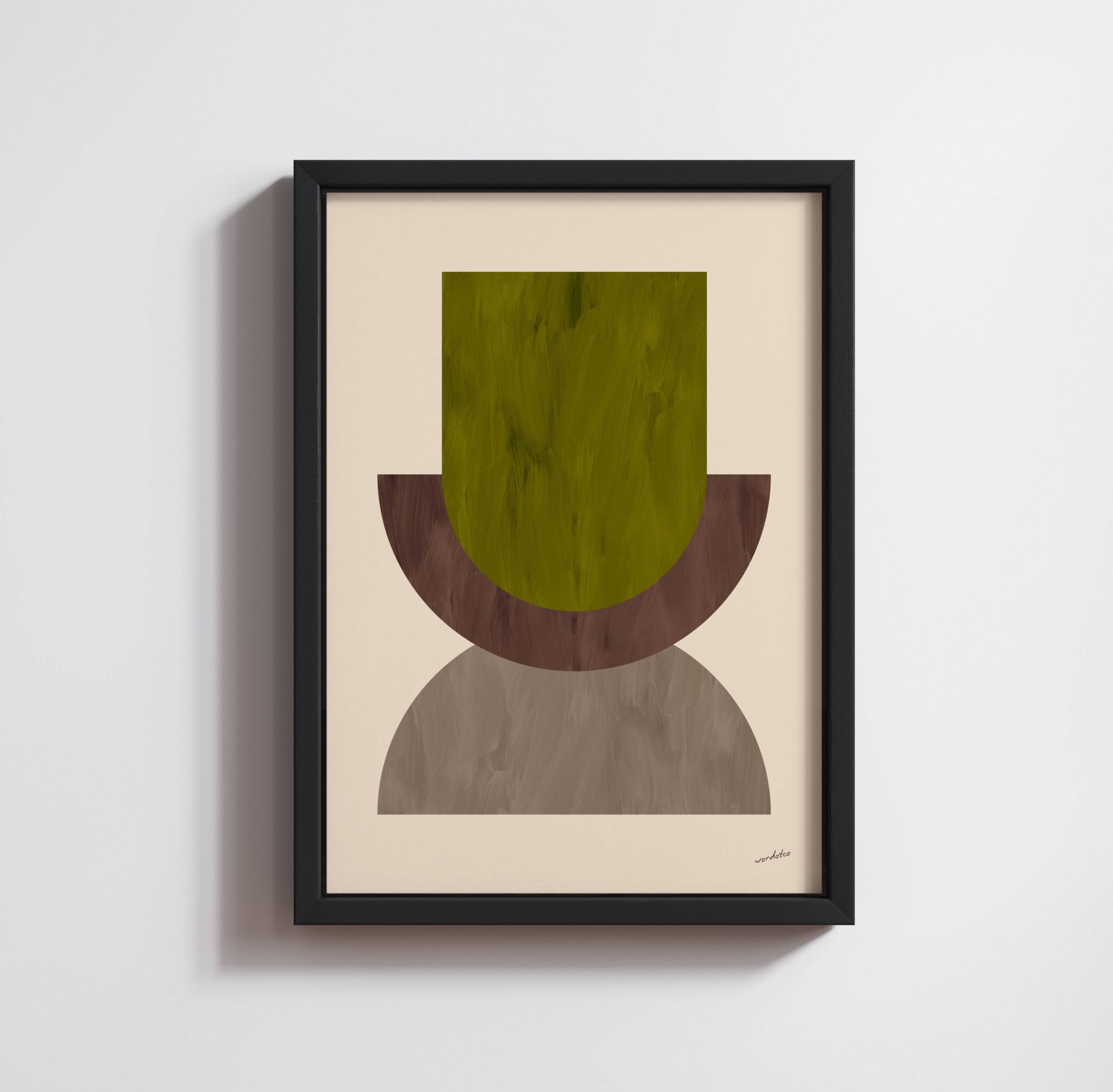 ABSTRACT STACK PRINT