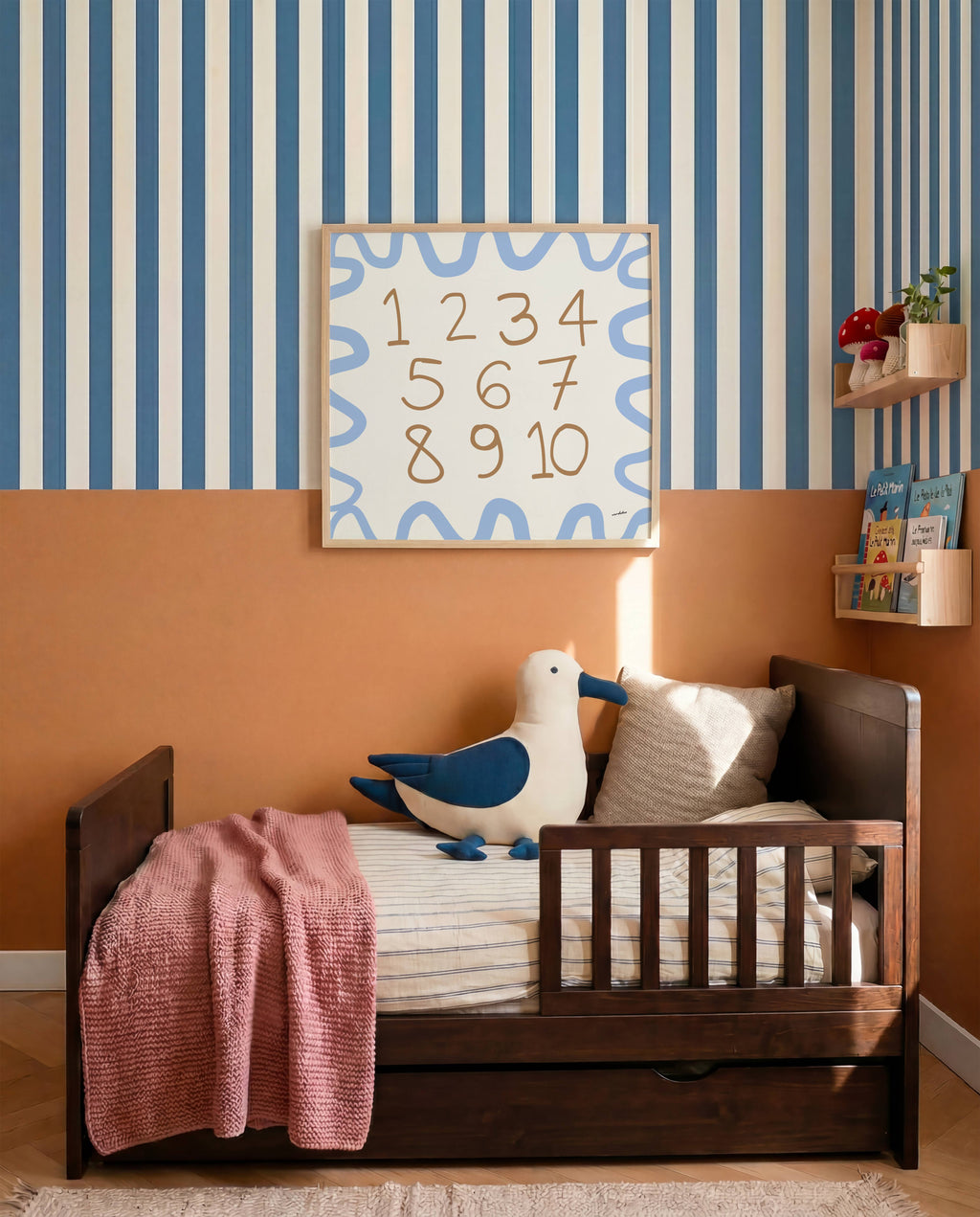 ENGLISH NUMBER CHART PRINT