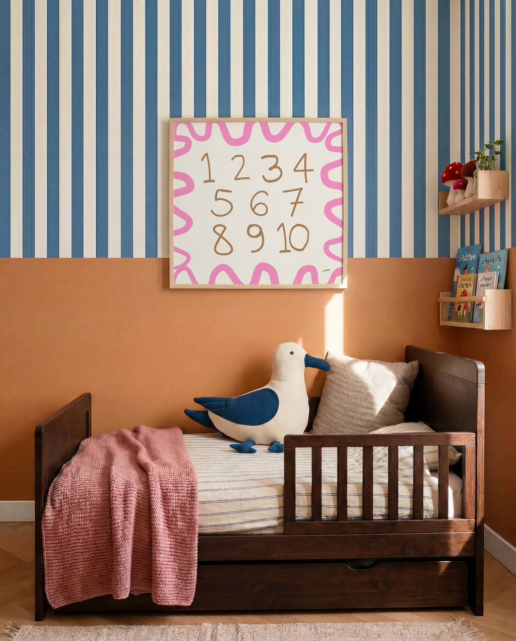 ENGLISH NUMBER CHART PRINT