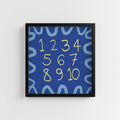ENGLISH NUMBER CHART PRINT
