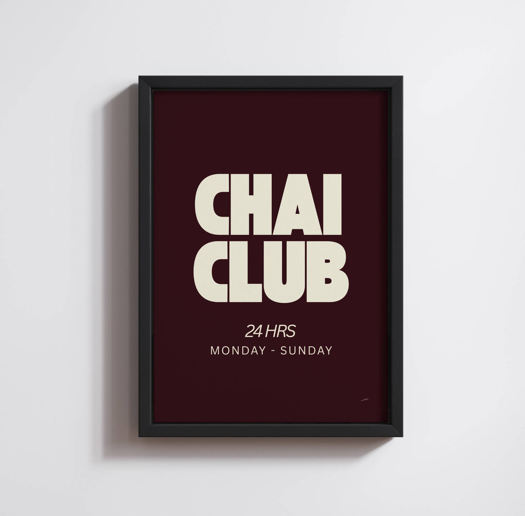 CHAI CLUB PRINT