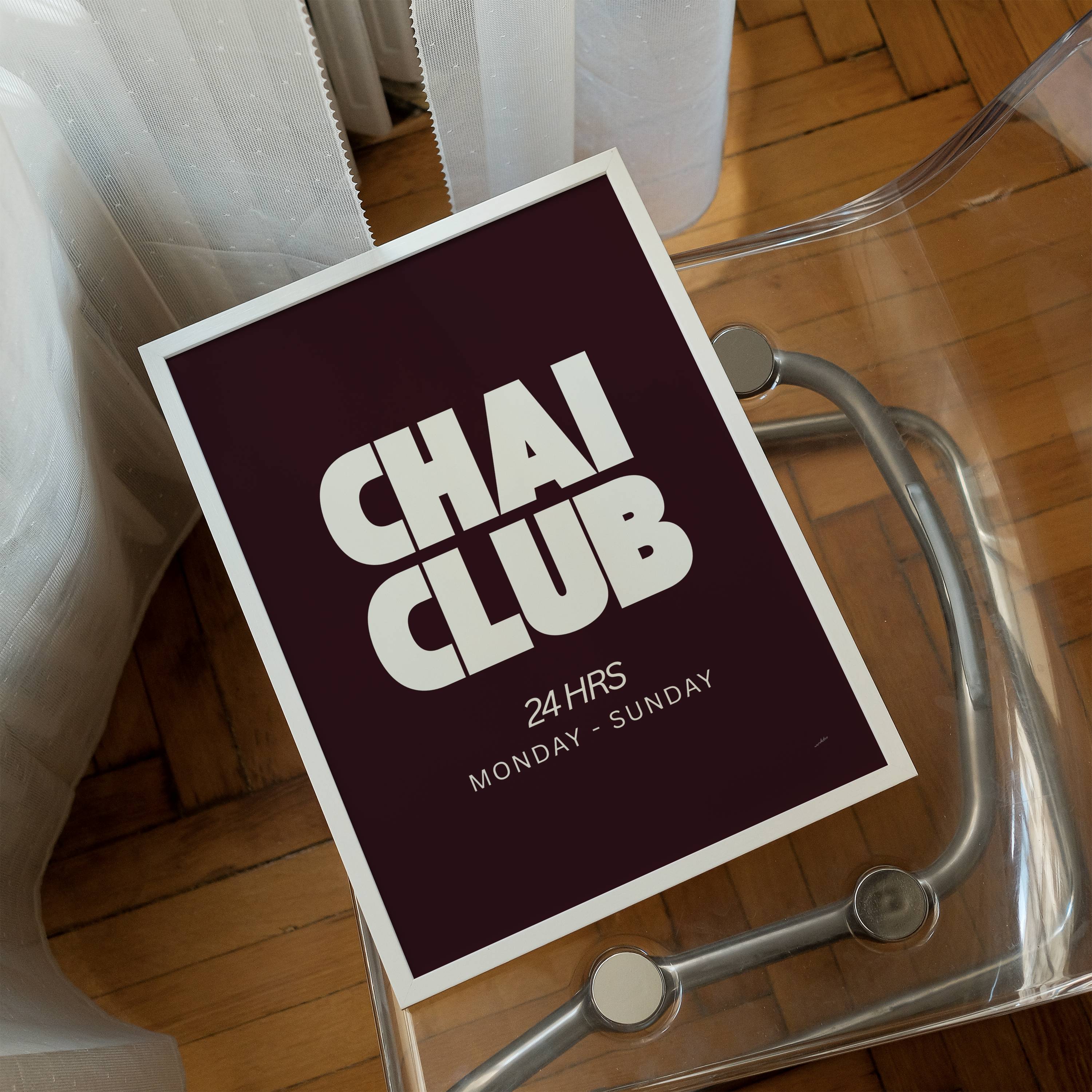 CHAI CLUB PRINT