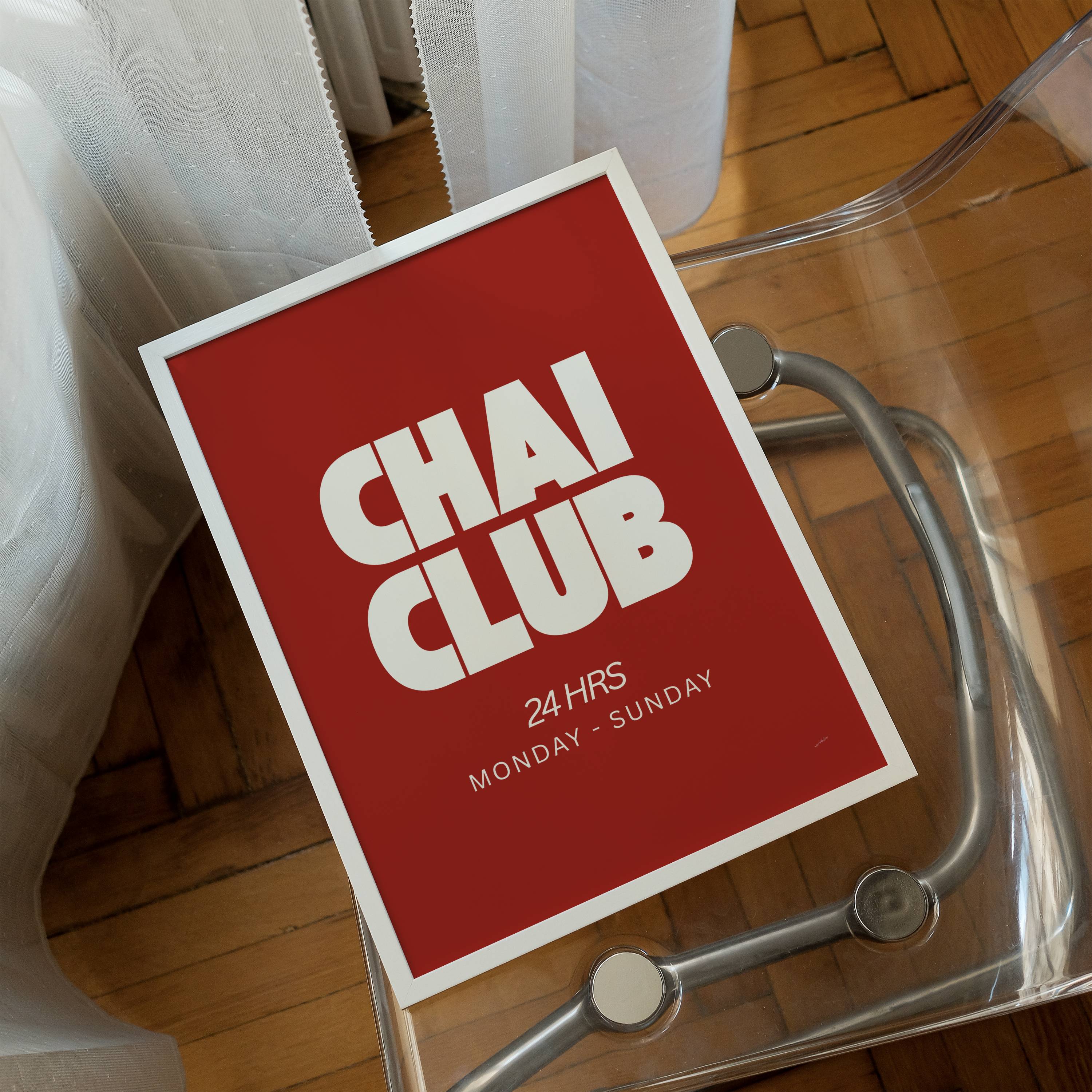 CHAI CLUB PRINT