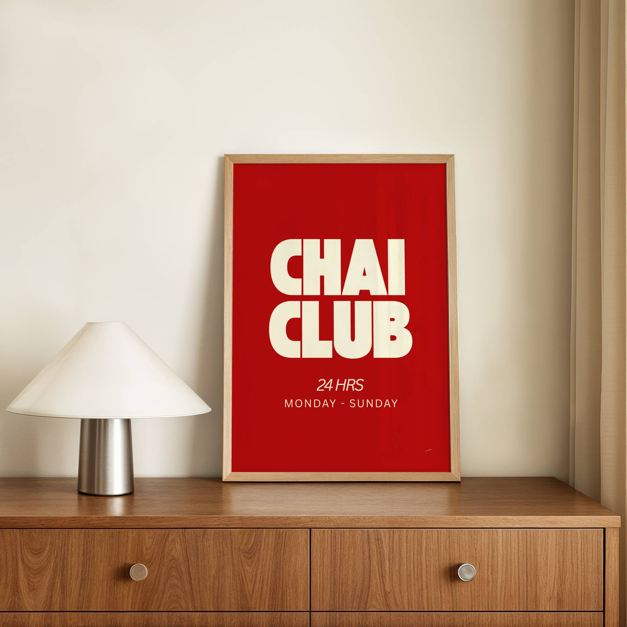 CHAI CLUB PRINT