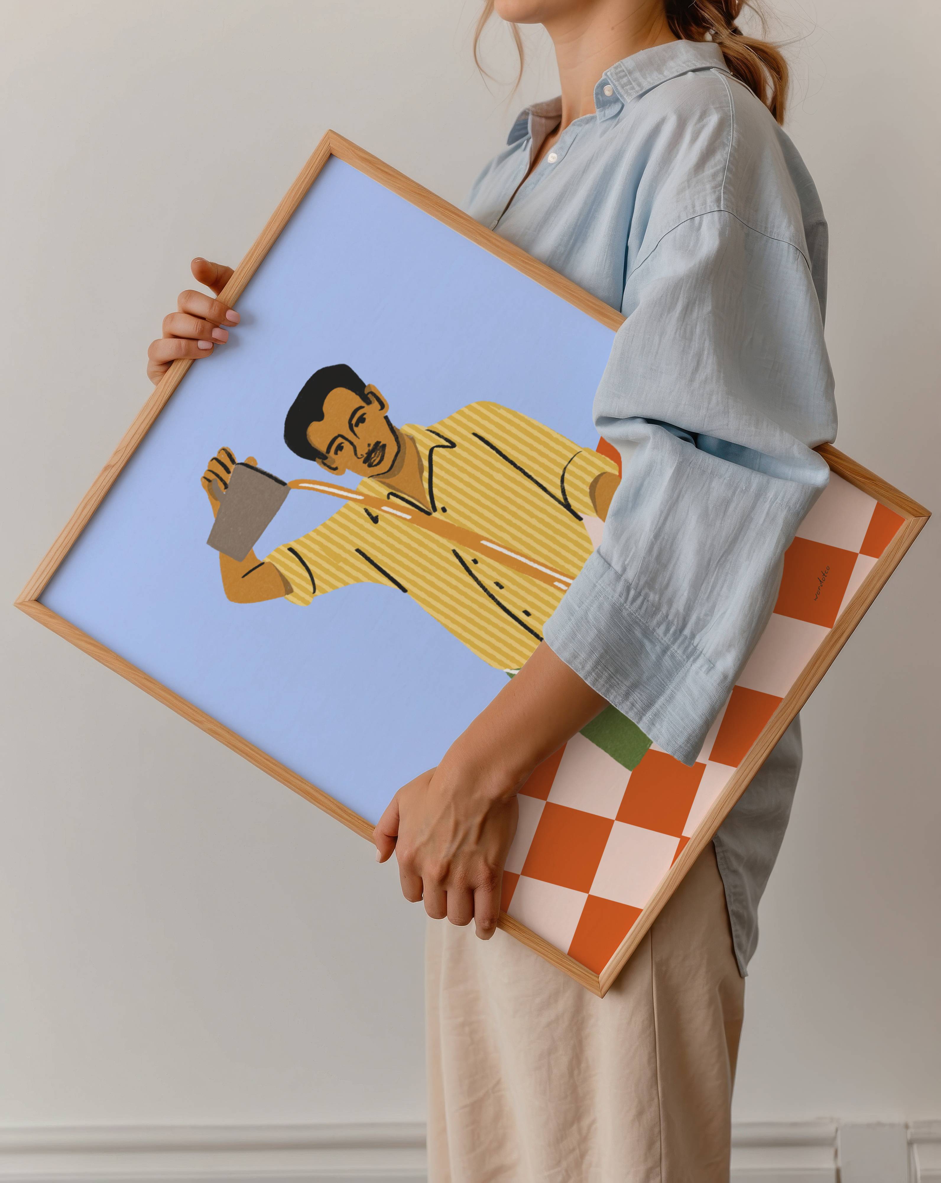 CHAI WALA PRINT