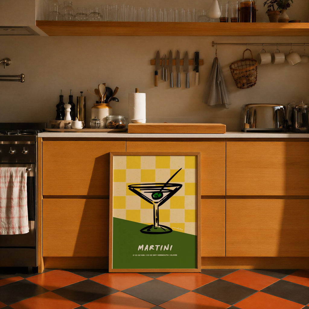 MARTINI COCKTAIL PRINT