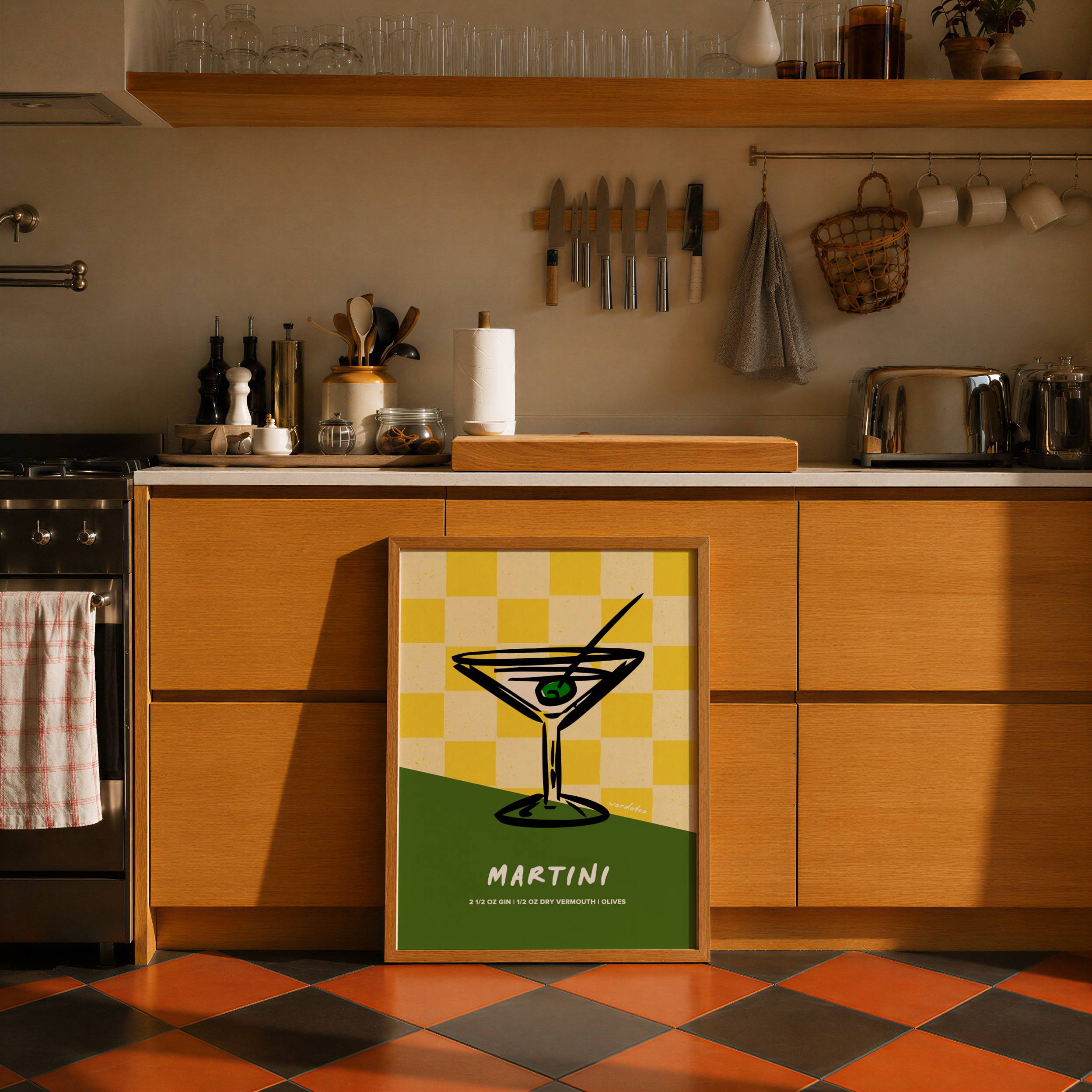 MARTINI COCKTAIL PRINT