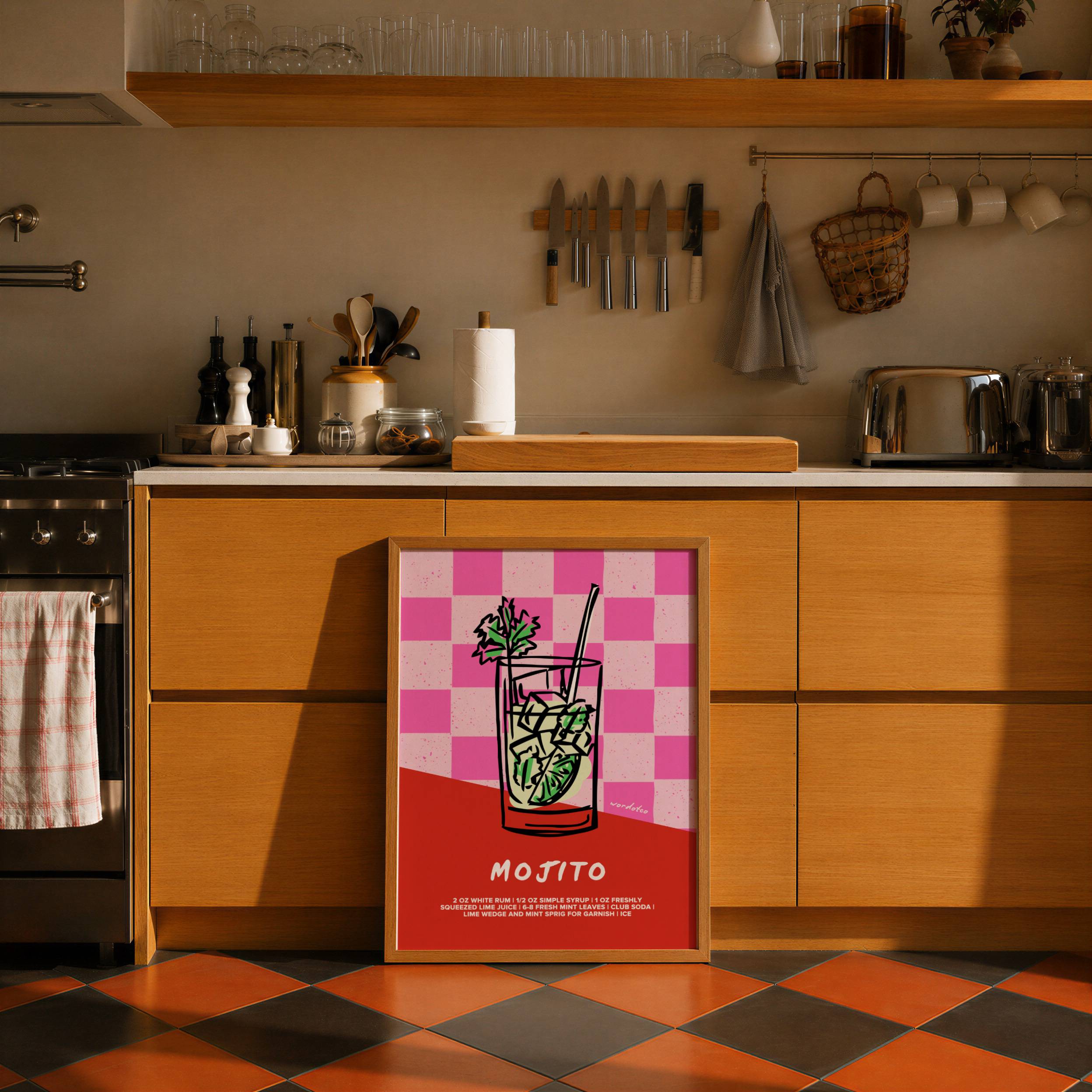 MOJITO COCKTAIL PRINT