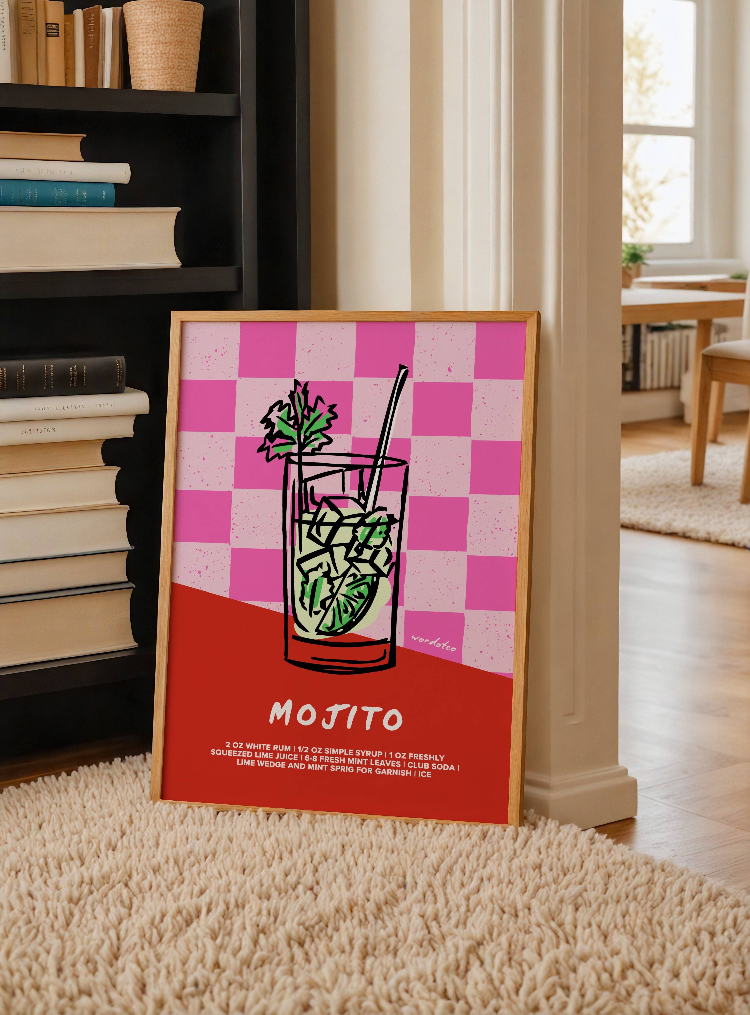 MOJITO COCKTAIL PRINT