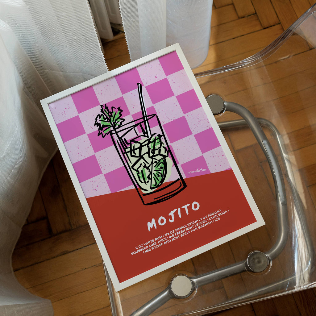 MOJITO COCKTAIL PRINT
