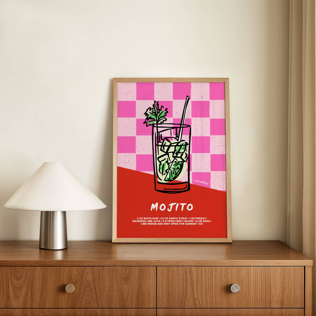 MOJITO COCKTAIL PRINT