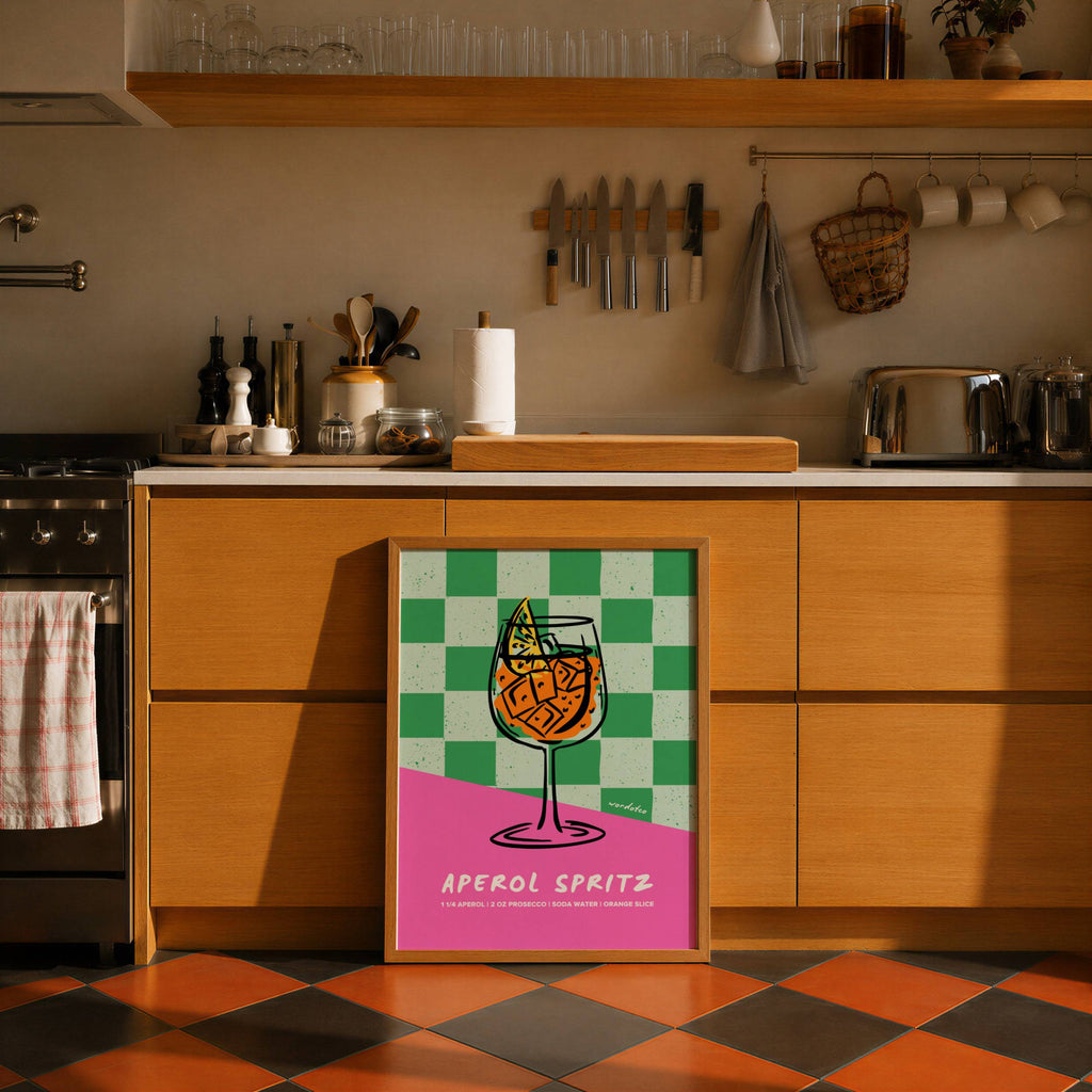 APEROL SPRITZ COCKTAIL PRINT