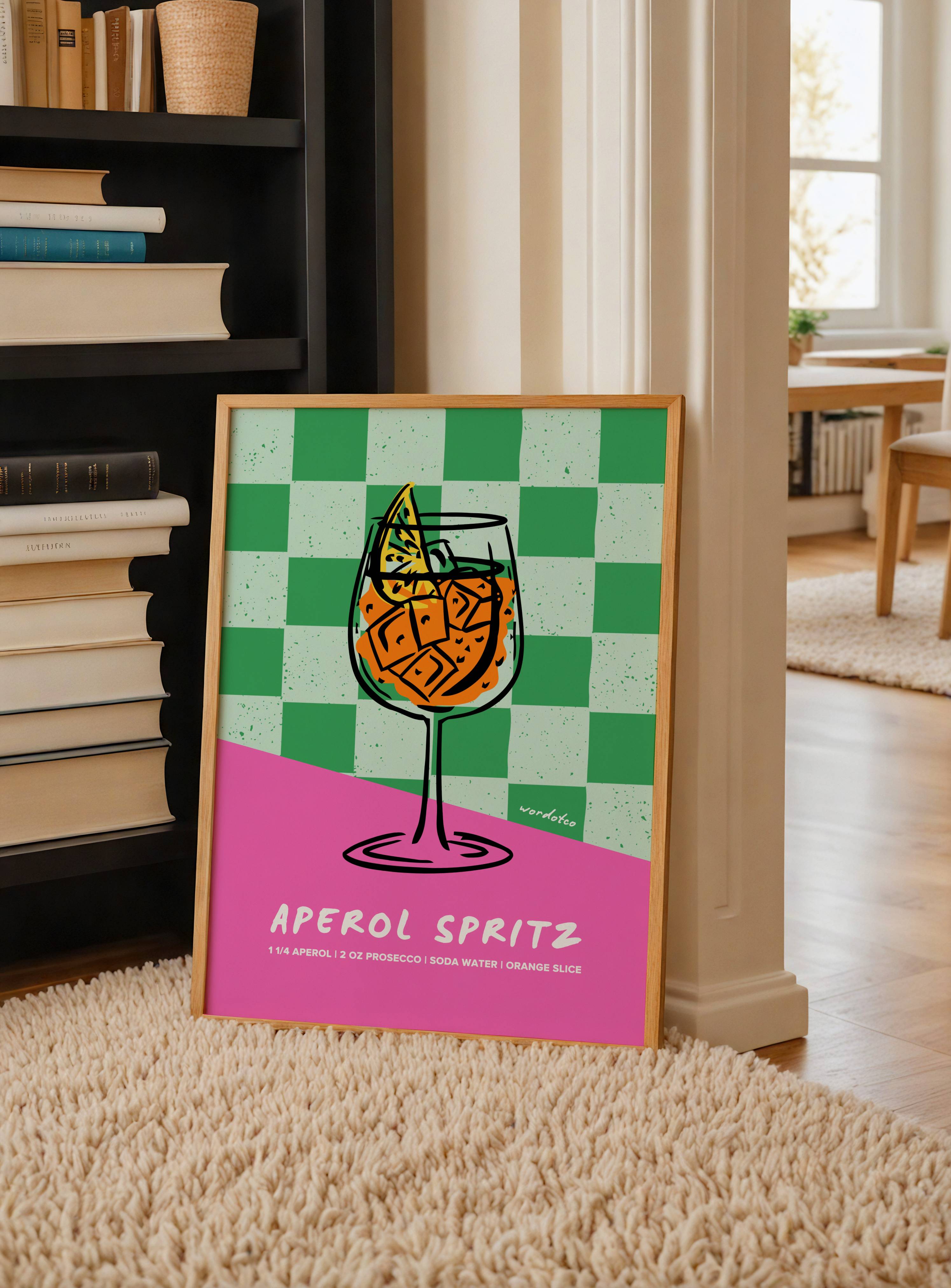 APEROL SPRITZ COCKTAIL PRINT