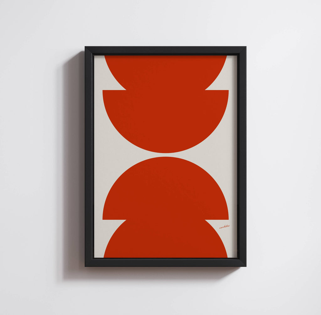 CLASHING FORMS PRINT