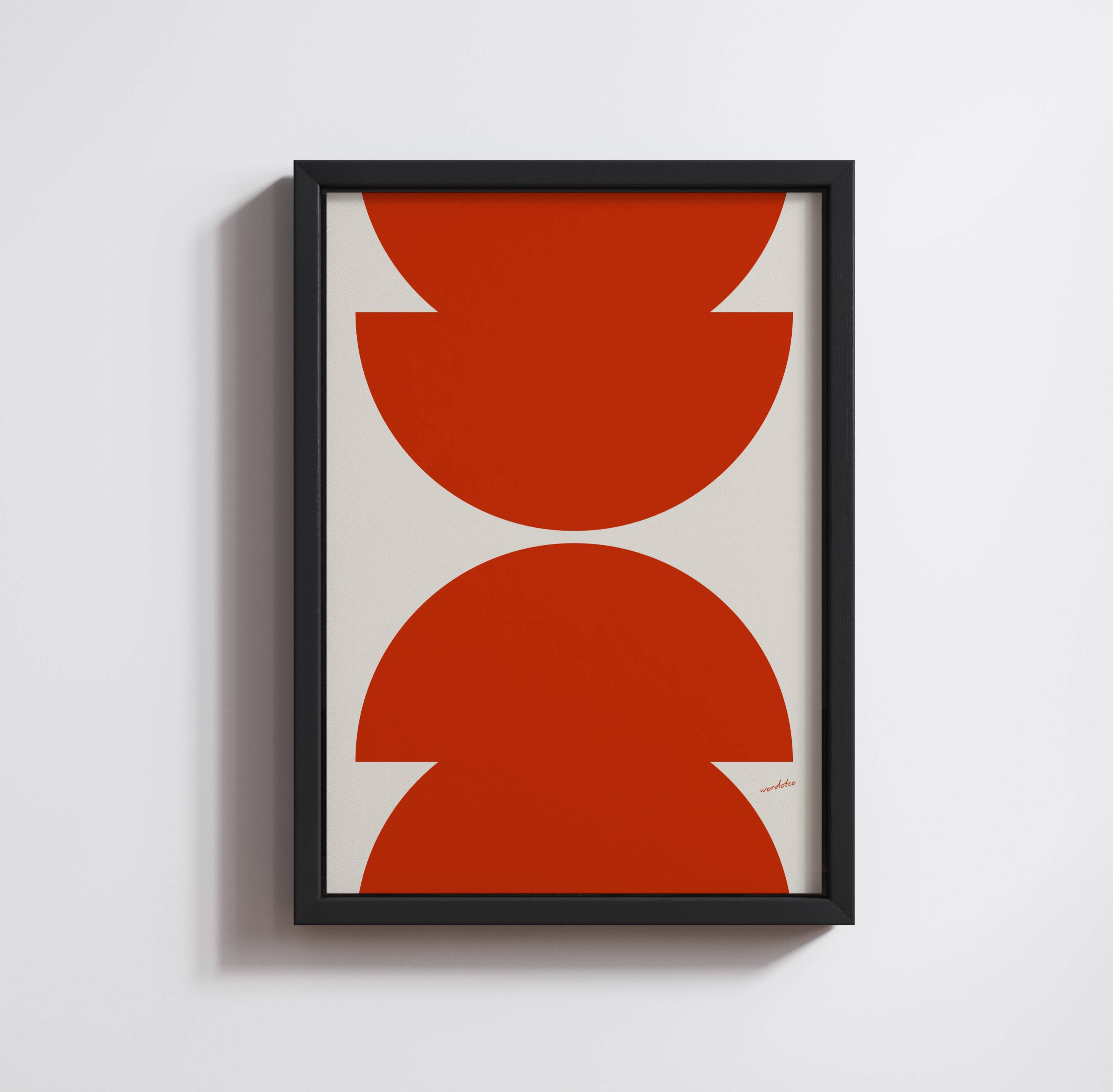 CLASHING FORMS PRINT