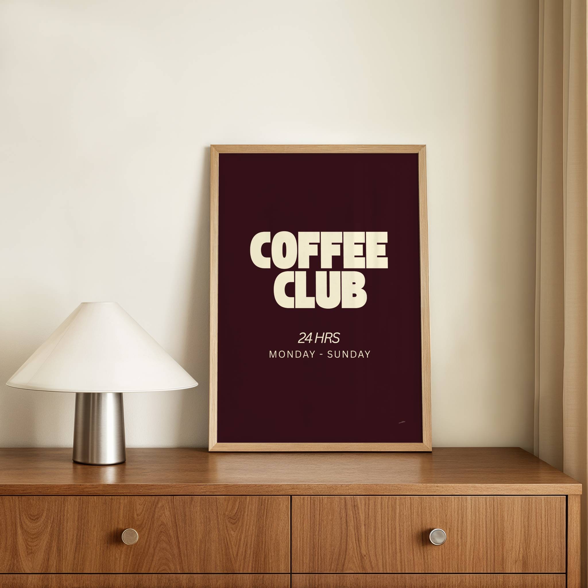 COFFEE CLUB PRINT