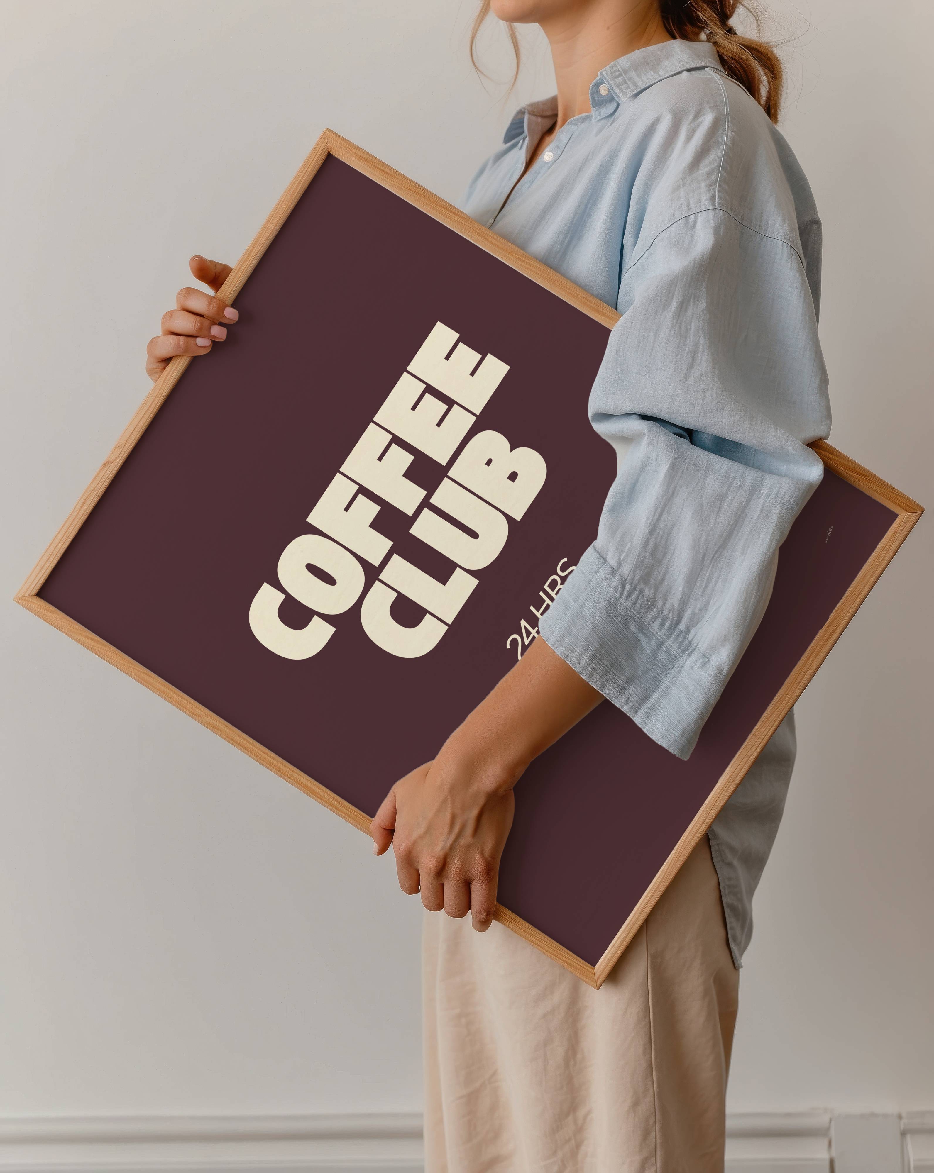 COFFEE CLUB PRINT