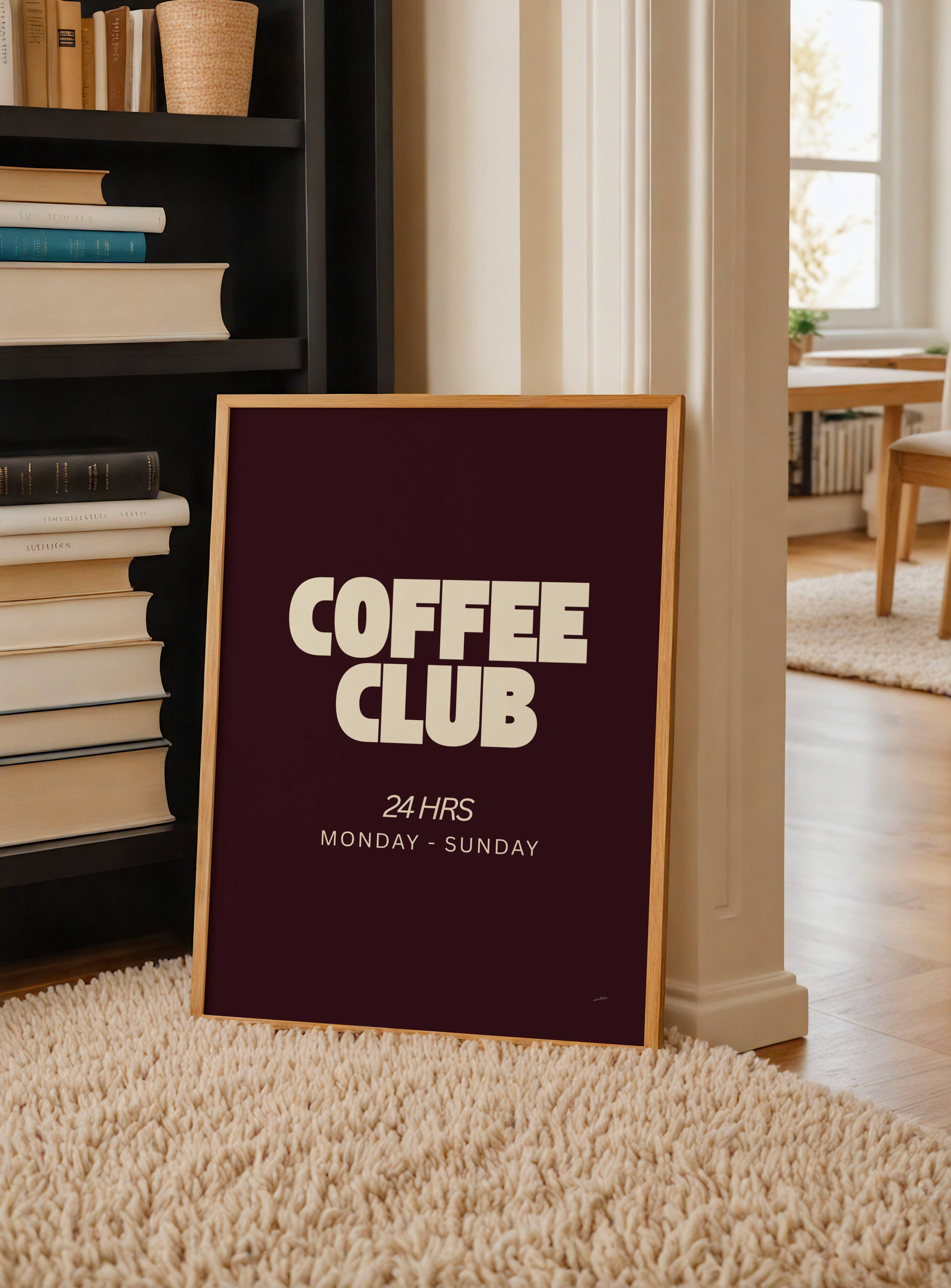 COFFEE CLUB PRINT