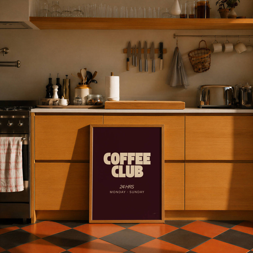 COFFEE CLUB PRINT