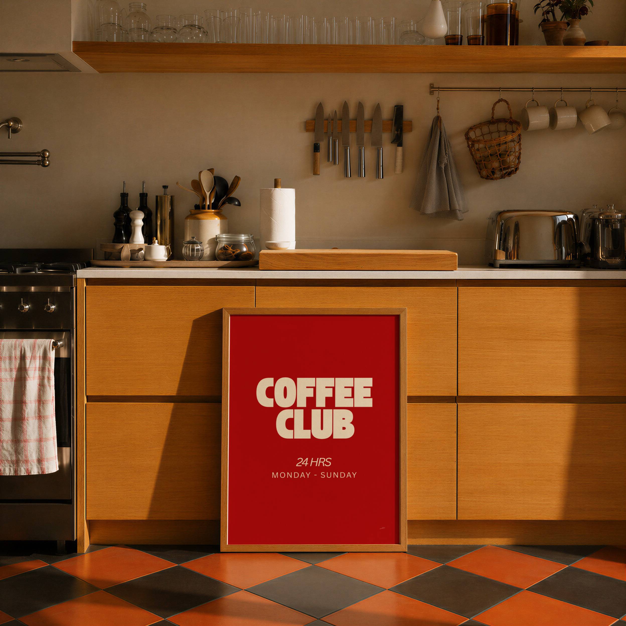 COFFEE CLUB PRINT