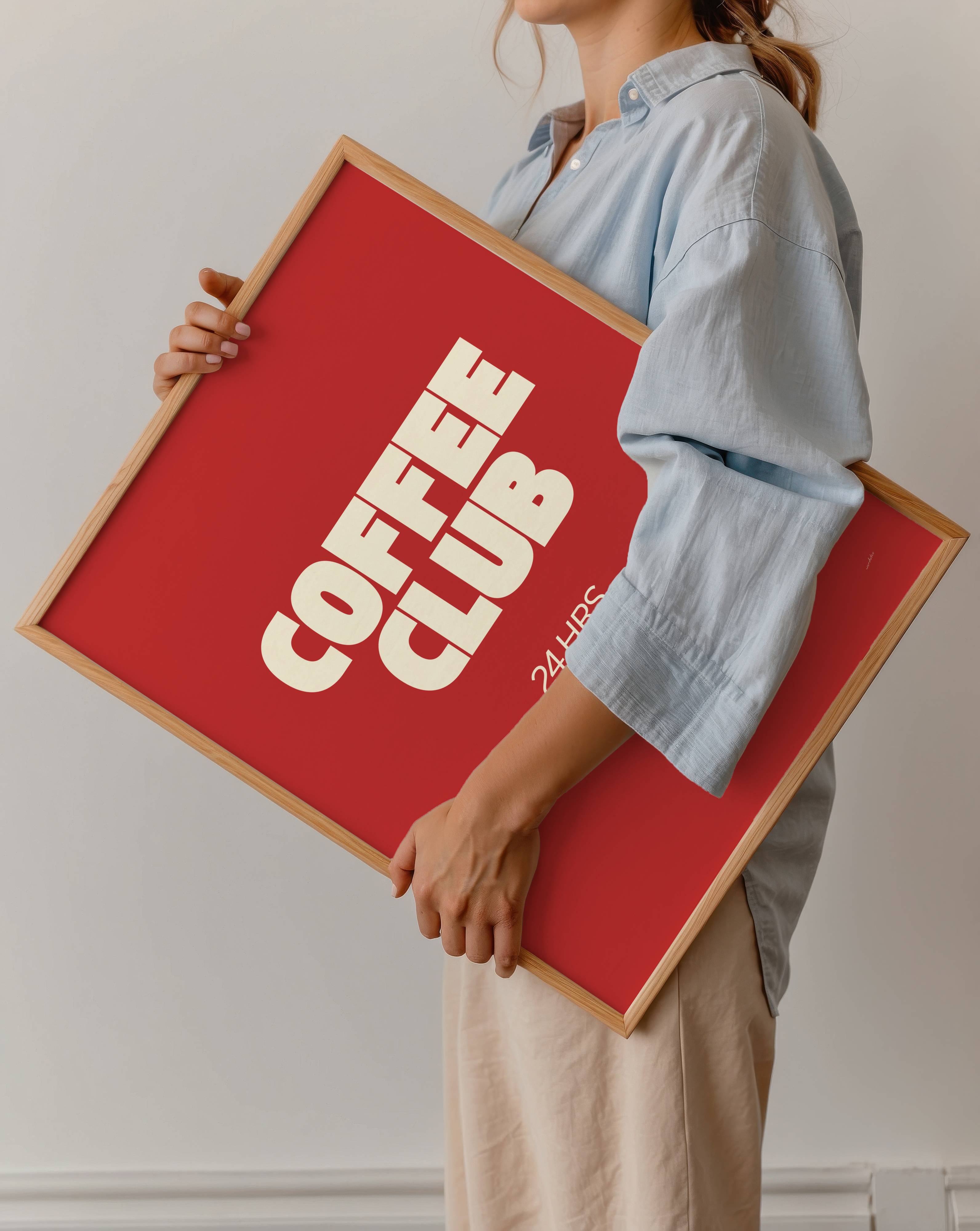 COFFEE CLUB PRINT
