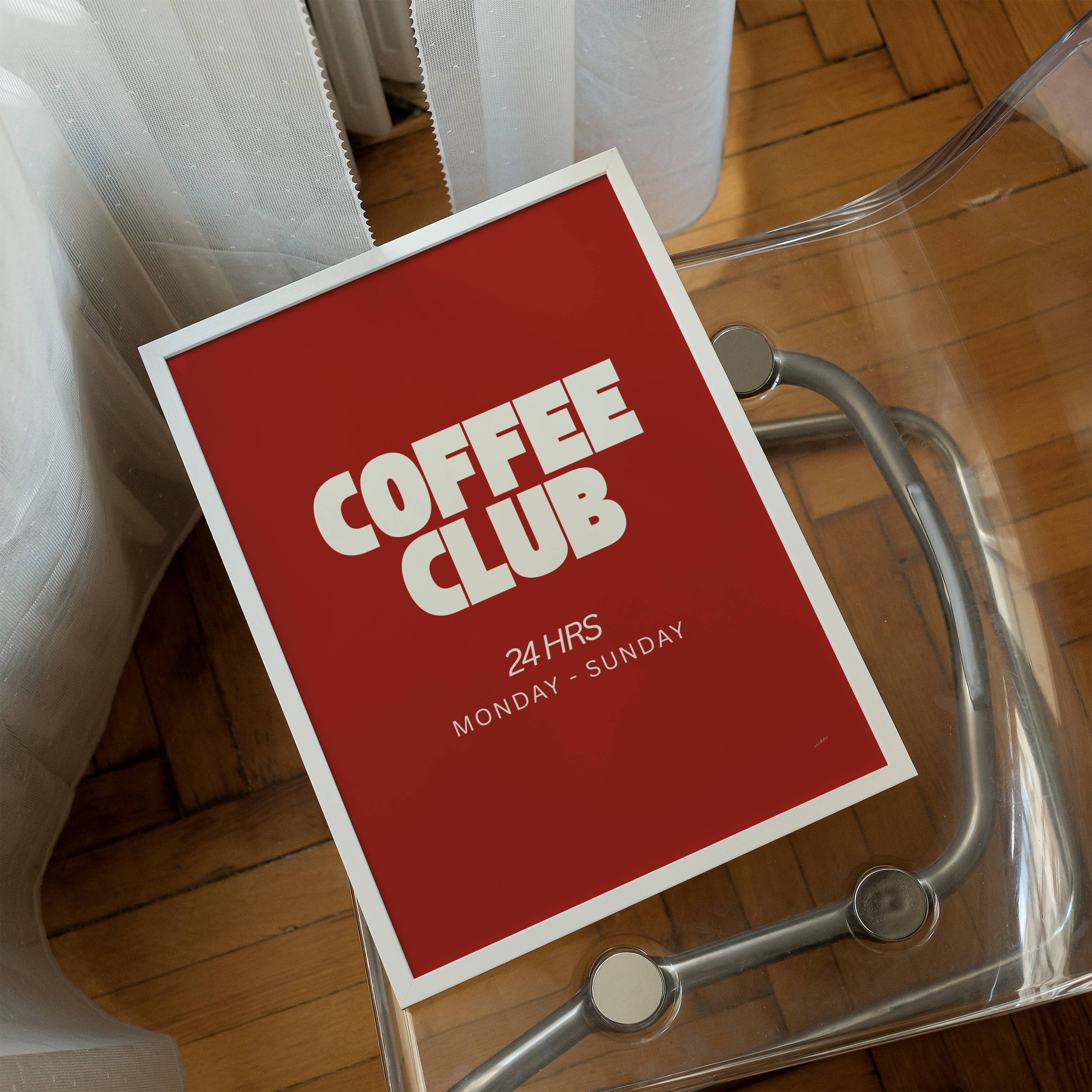 COFFEE CLUB PRINT