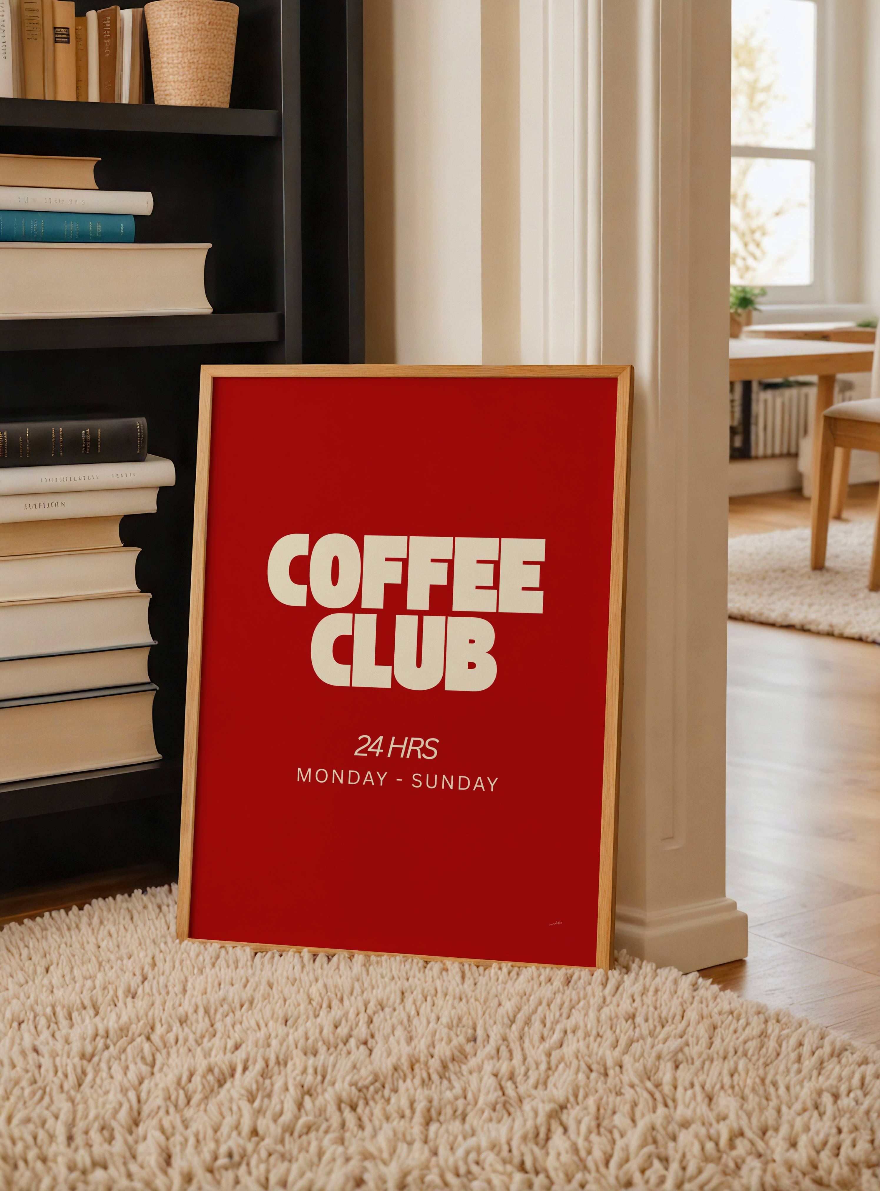 COFFEE CLUB PRINT