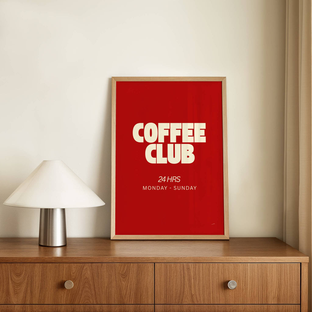COFFEE CLUB PRINT