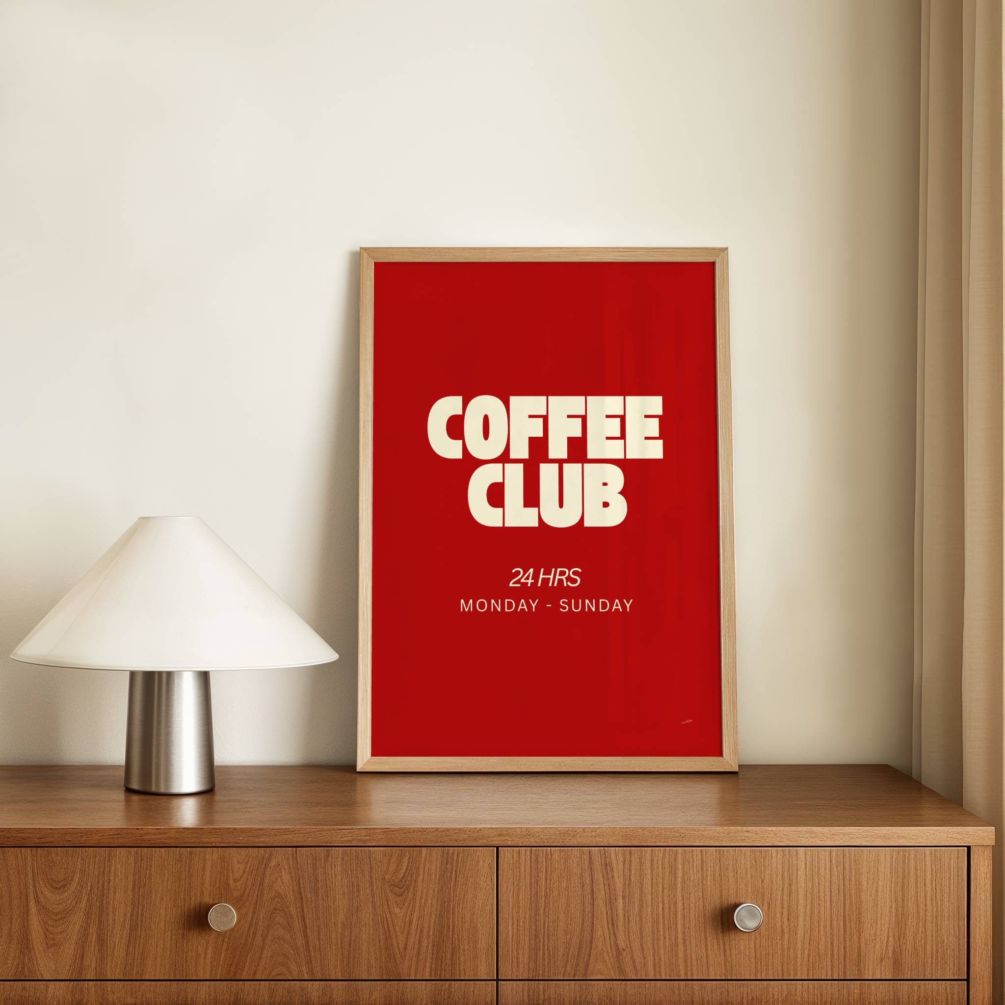 COFFEE CLUB PRINT