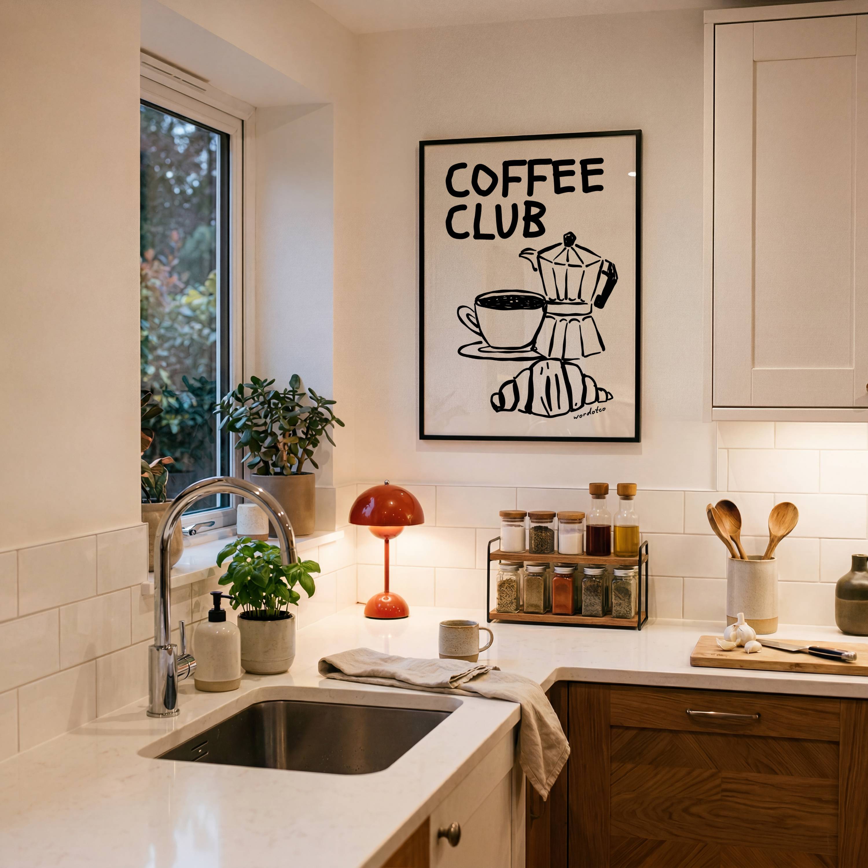 COFFEE CLUB PRINT