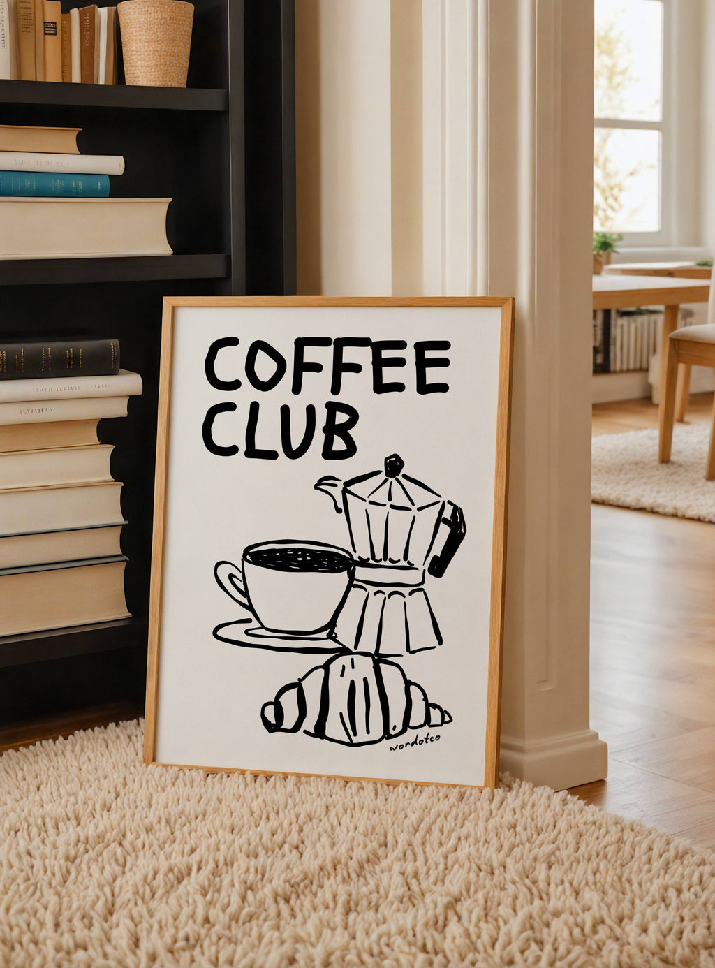 COFFEE CLUB PRINT