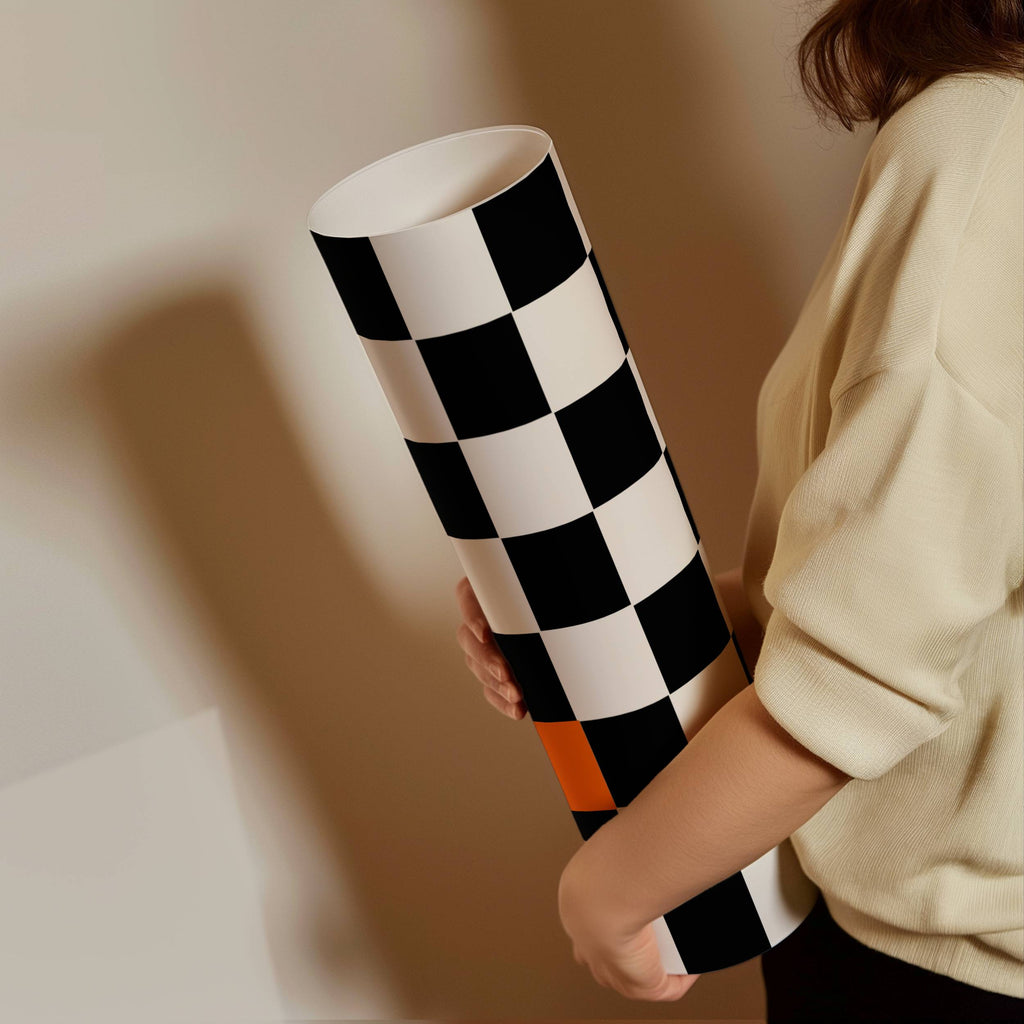 COLOUR CHECKERED PRINT