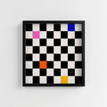 COLOUR CHECKERED PRINT