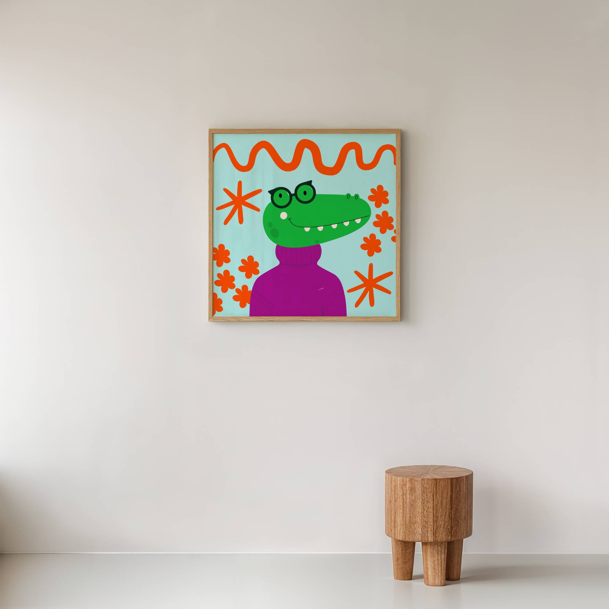 GENTLEMAN CROCODILE PRINT