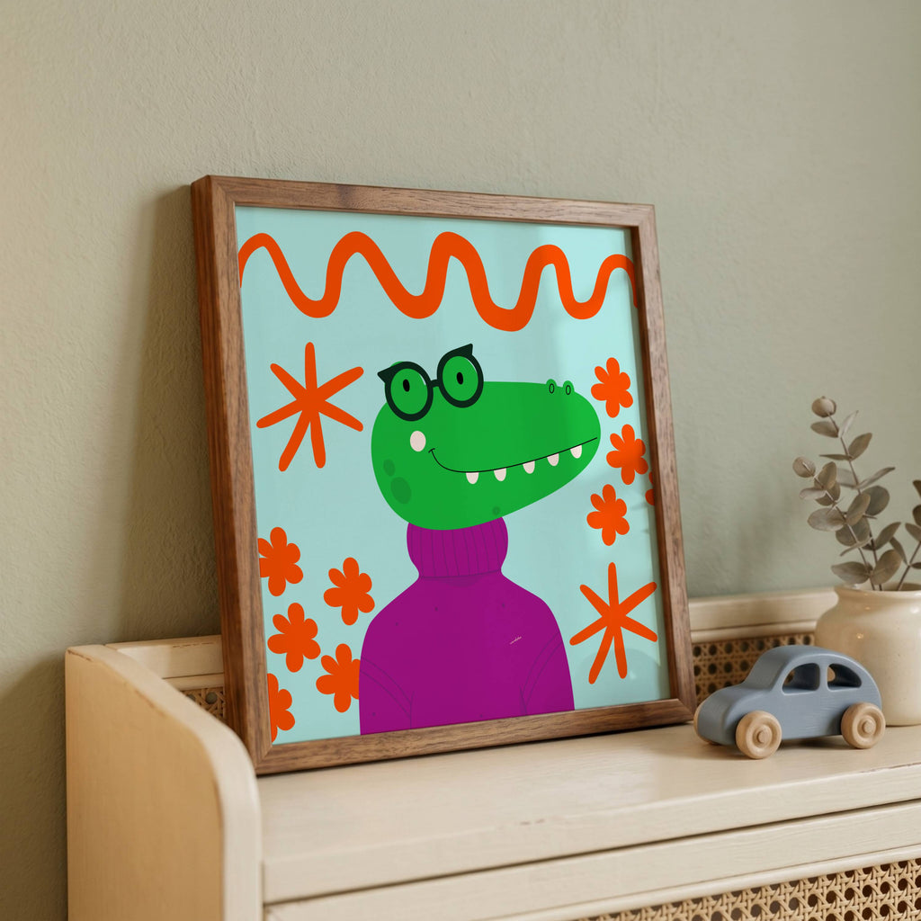 GENTLEMAN CROCODILE PRINT