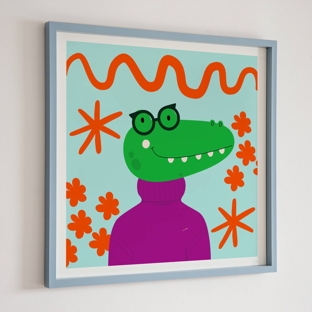 GENTLEMAN CROCODILE PRINT