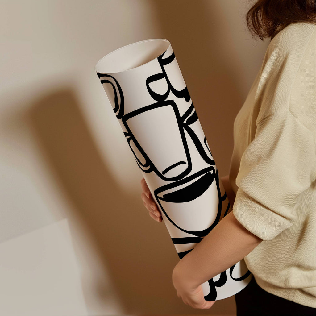 CUPS IN BETWEEN PRINT