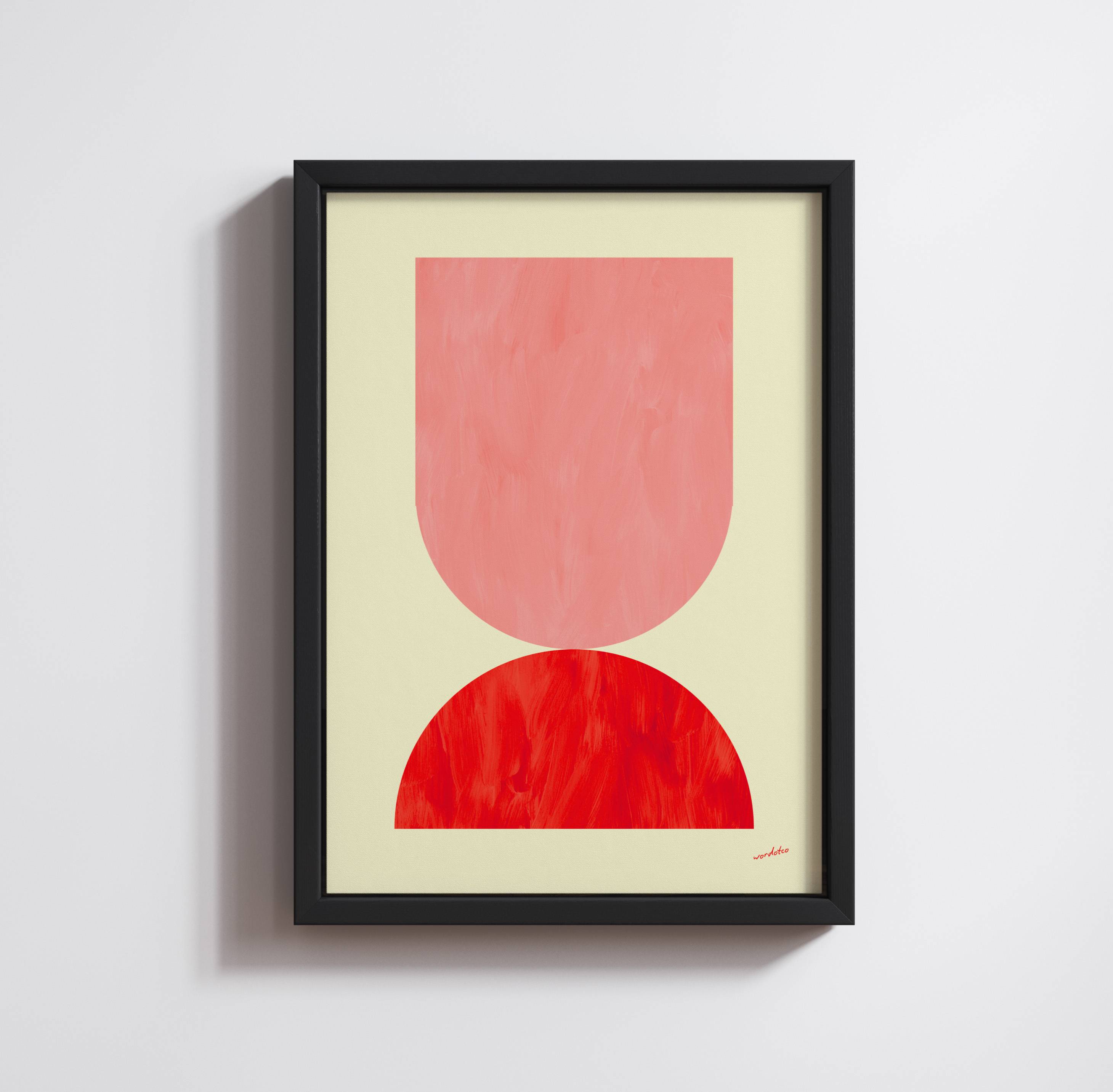 CURVED COMPOSITION PRINT