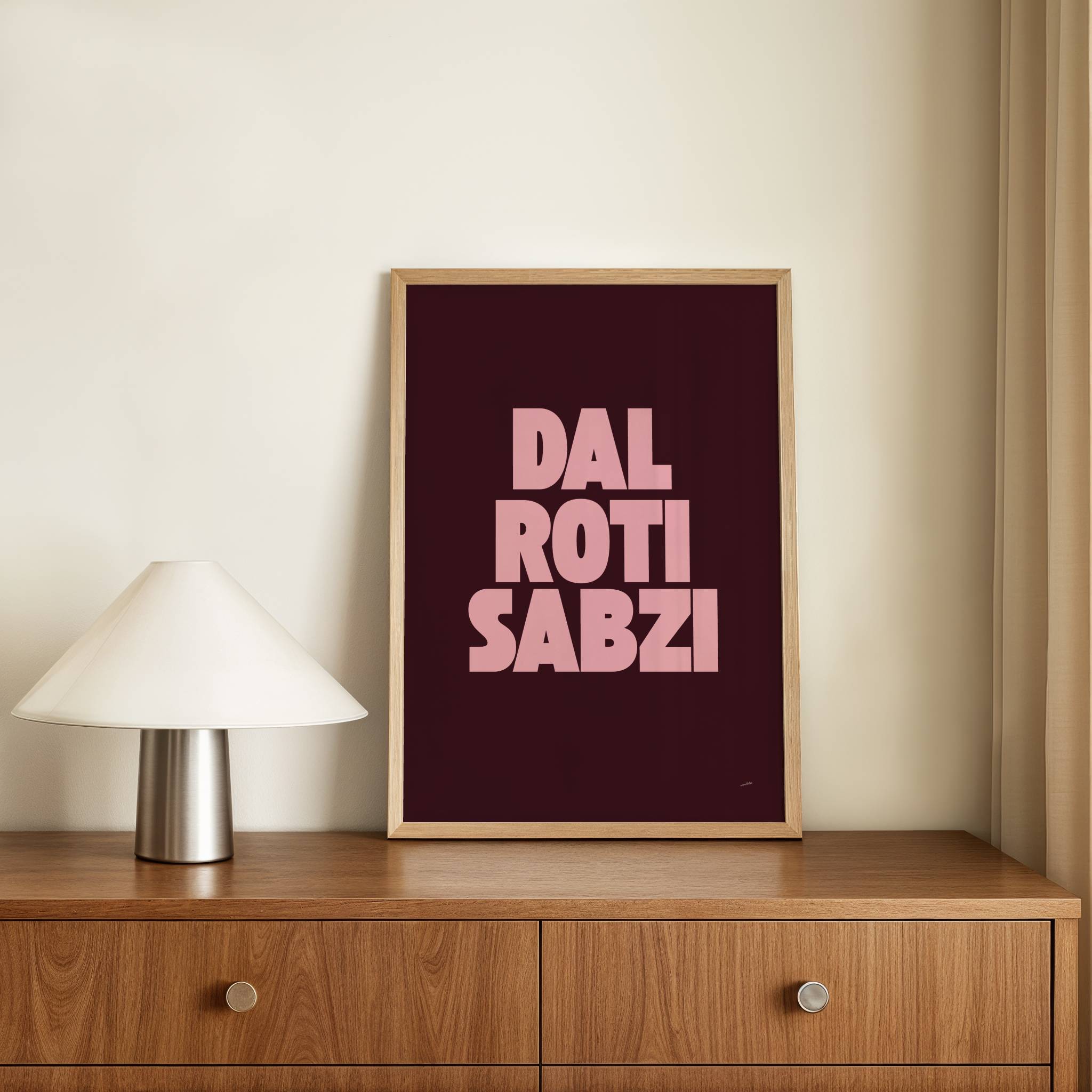 DAL ROTI SABZI PRINT