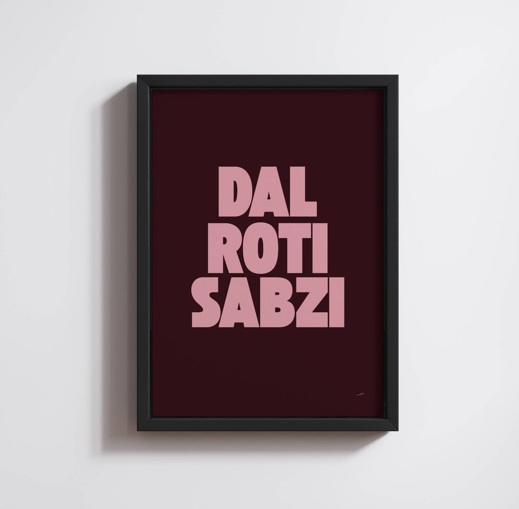 DAL ROTI SABZI PRINT