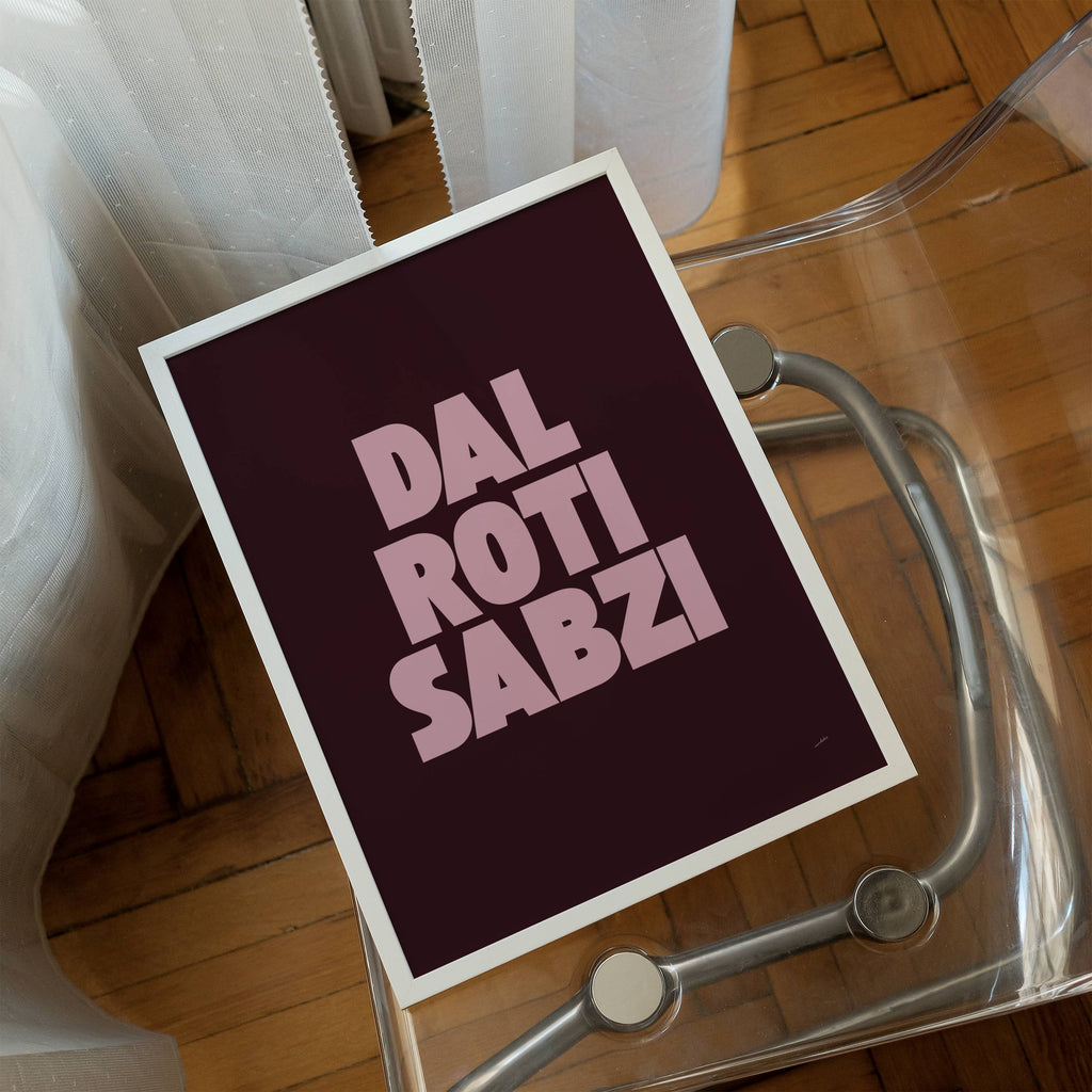 DAL ROTI SABZI PRINT