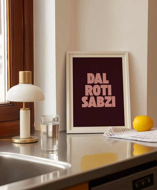 DAL ROTI SABZI PRINT