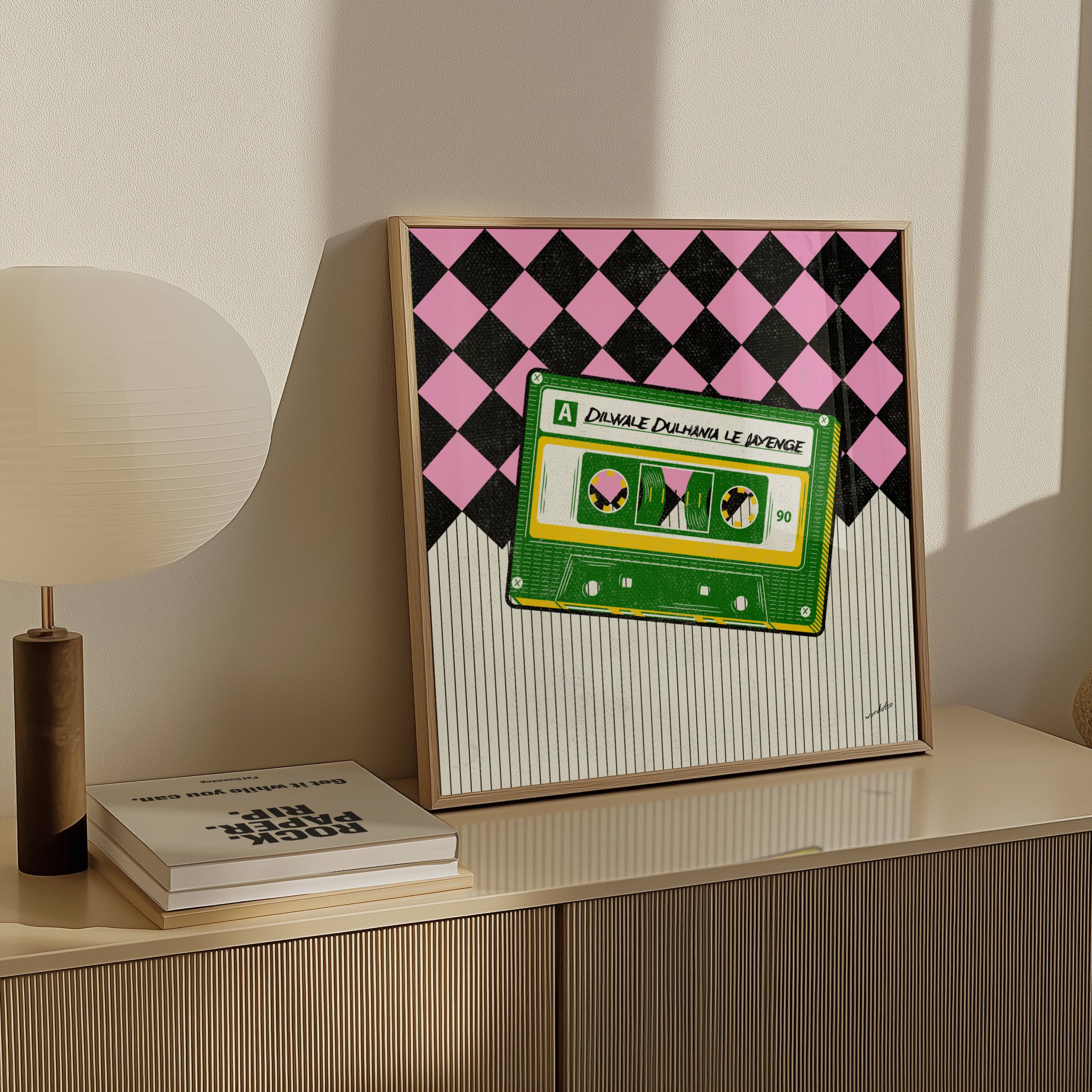 DILWALE DULHANIA LE JAYENGE CASSETTE PRINT