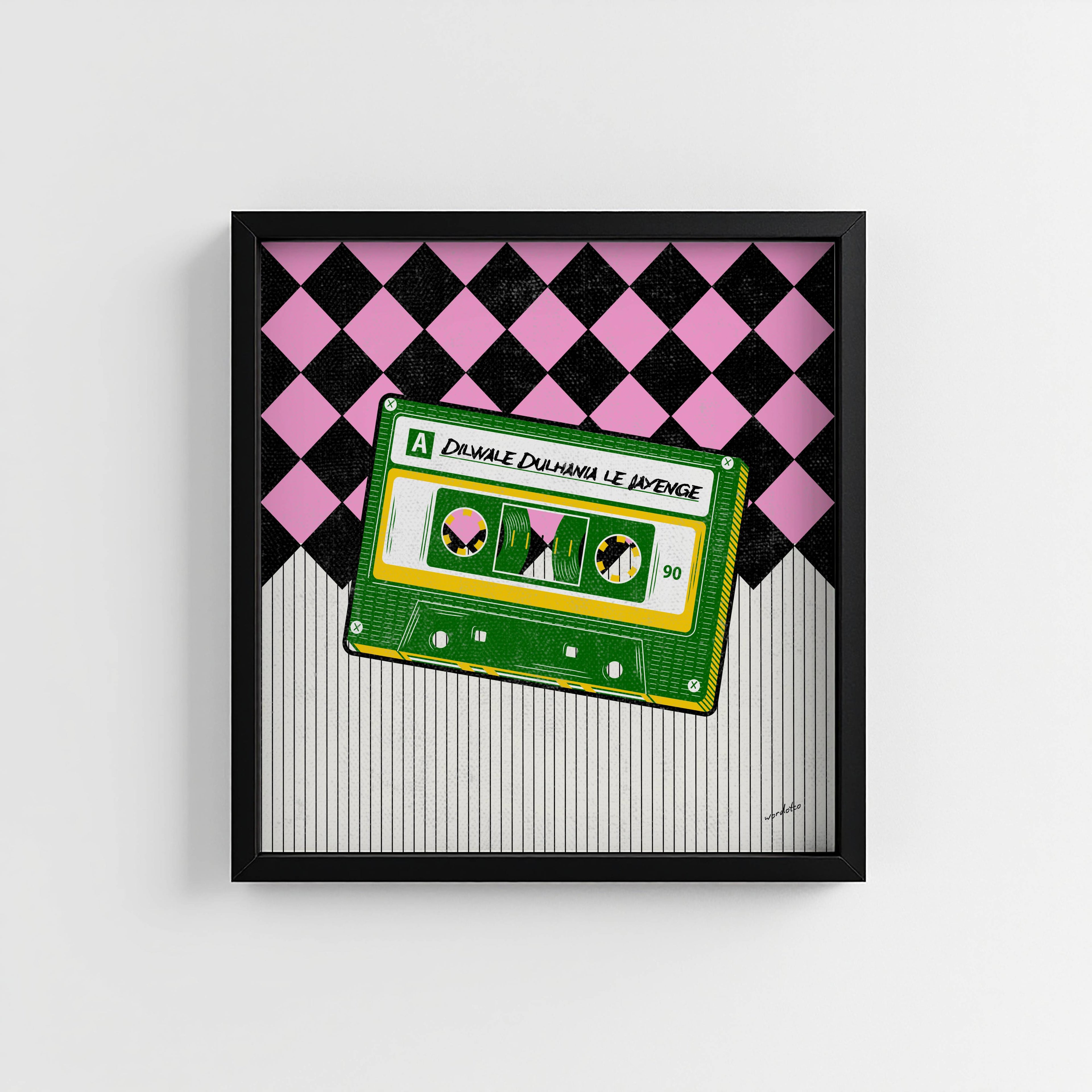 DILWALE DULHANIA LE JAYENGE CASSETTE PRINT
