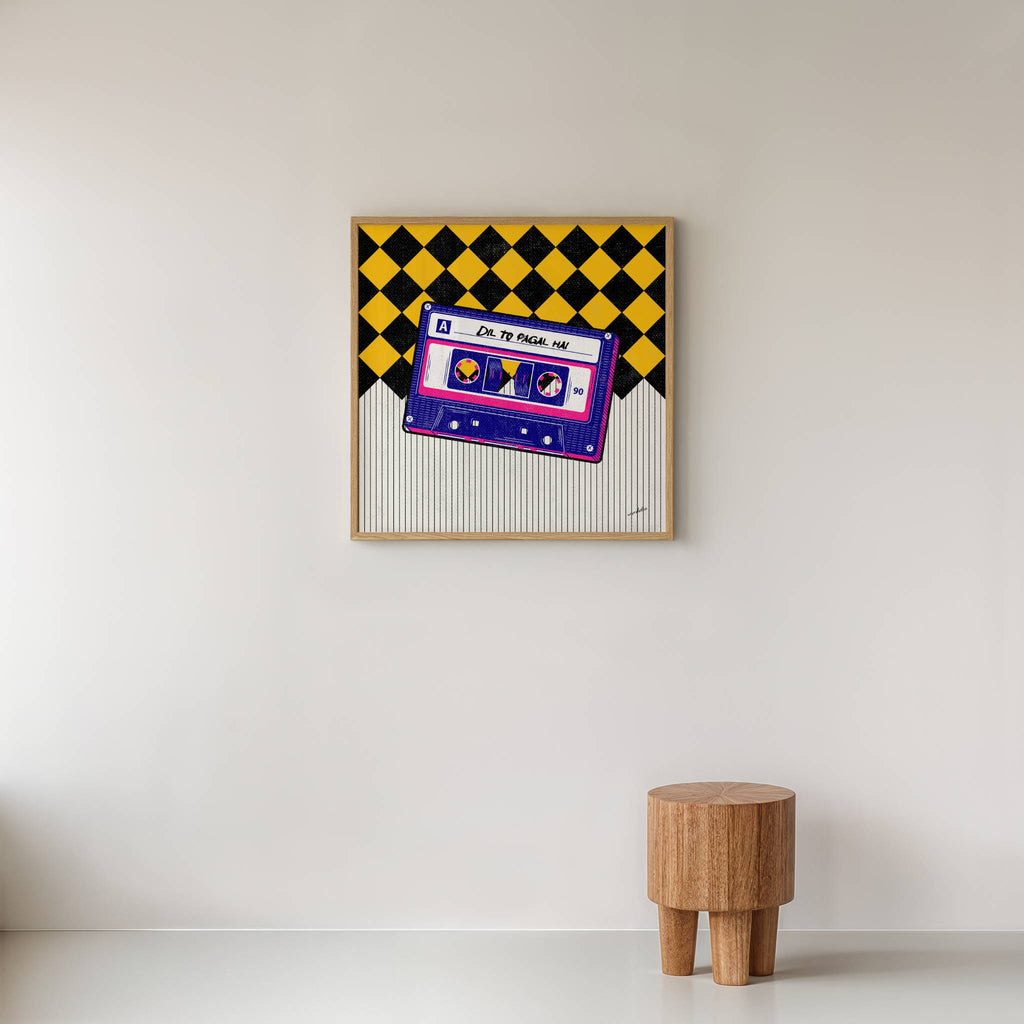 DIL TO PAGAL HAI CASSETTE PRINT